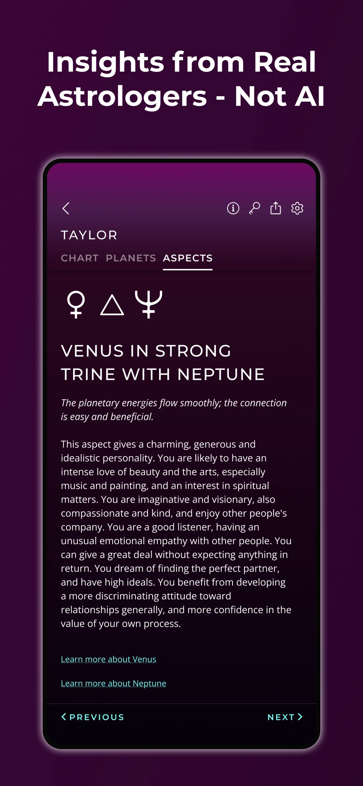 TimePassages Astrology iphone screenshot 7