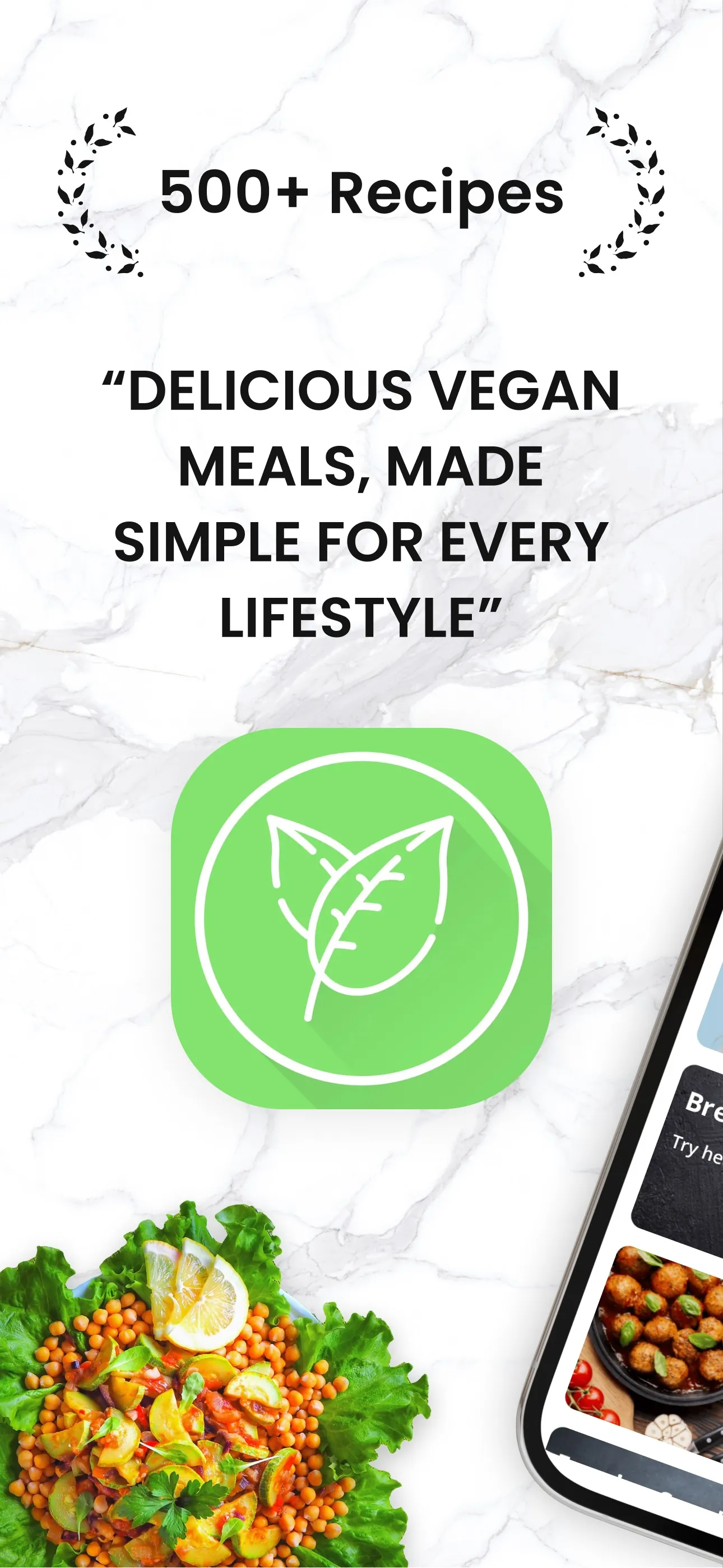 Vegan Recipes | Meal Planner iphone screenshot 1