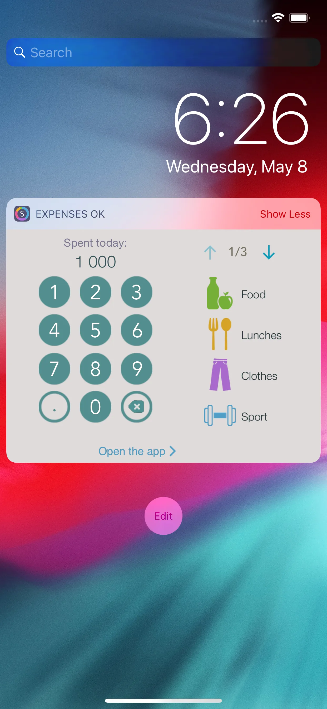 Expenses OK - expenses tracker iphone screenshot 5
