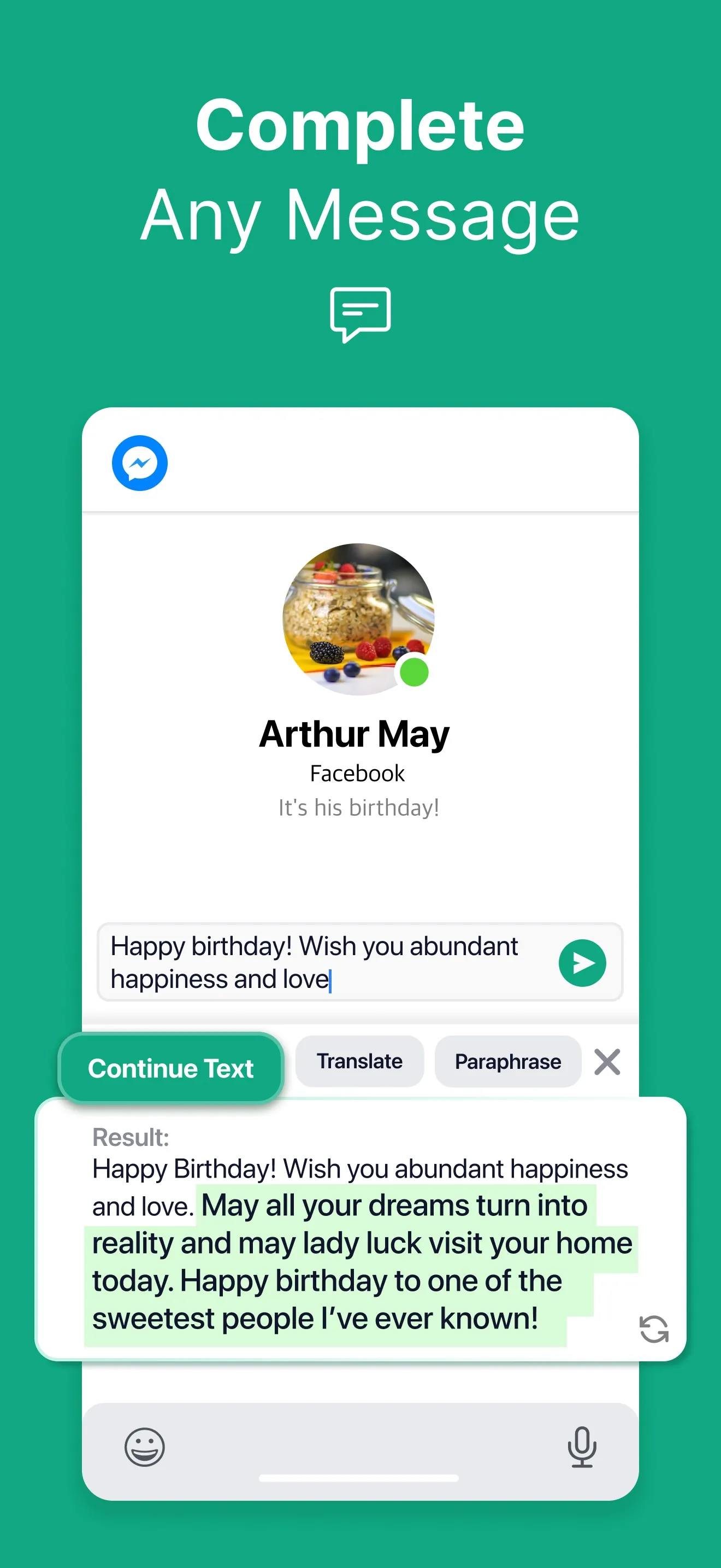 TypeAI: AI Keyboard & Writer iphone screenshot 8