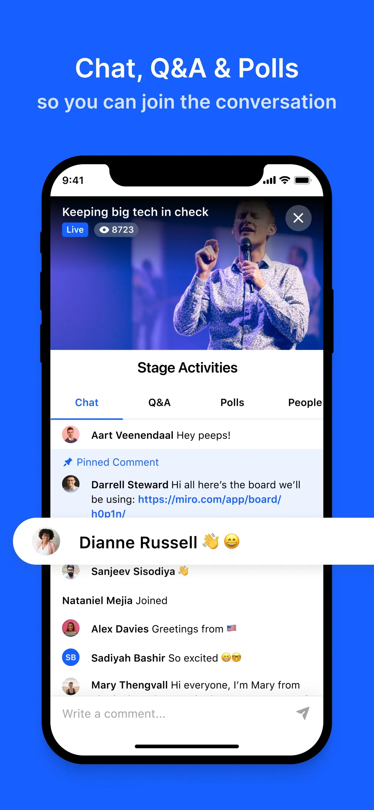 RingCentral Events iphone screenshot 4