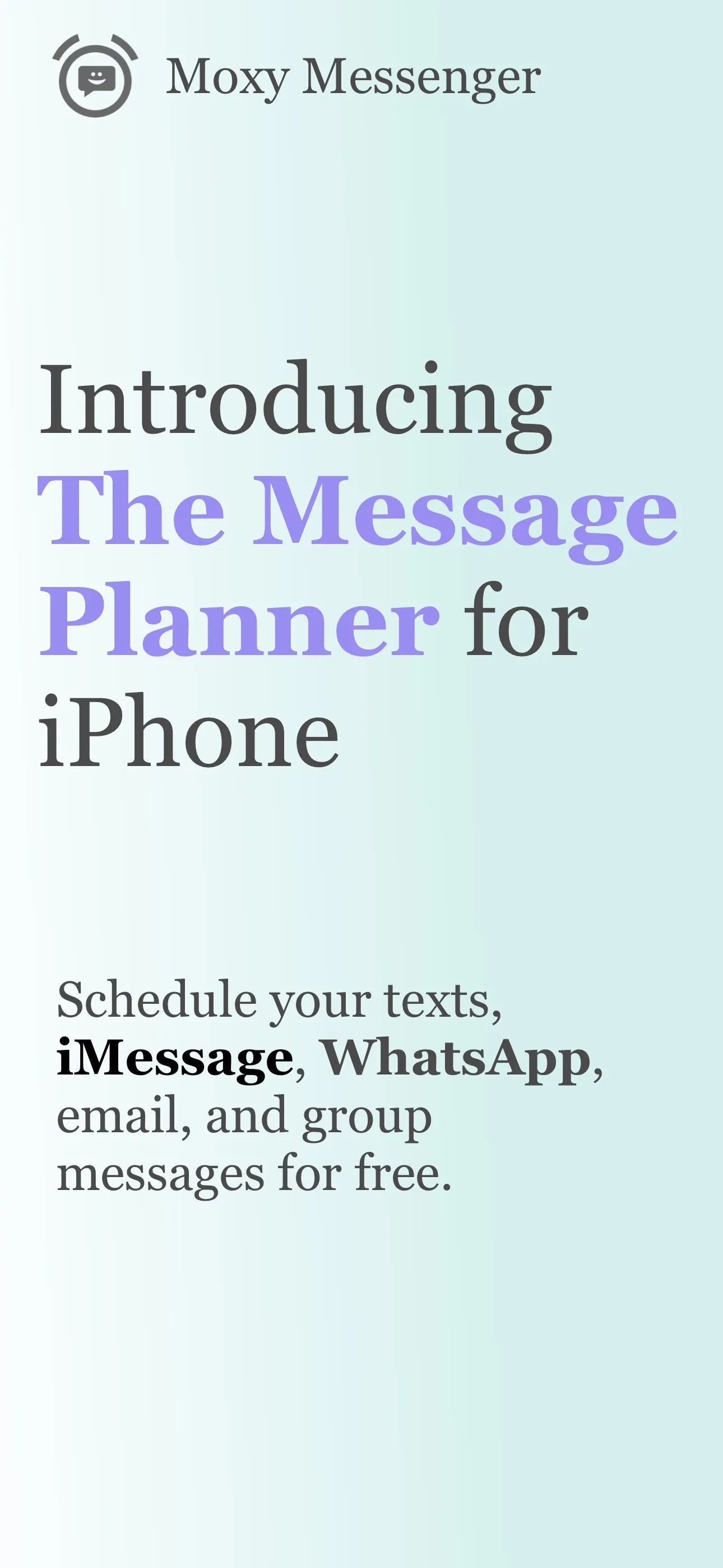 Moxy Messenger iphone screenshot 1