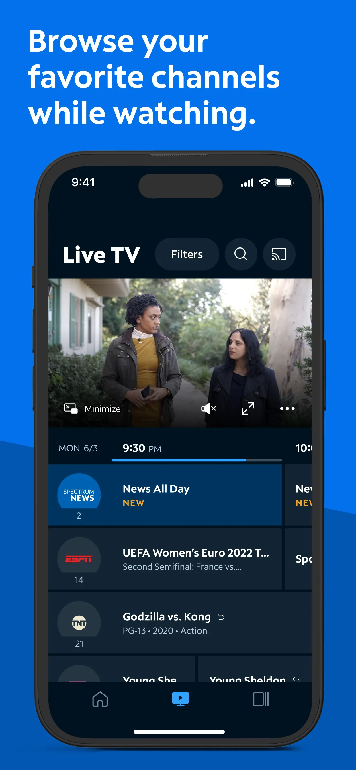 Spectrum TV iphone screenshot 4