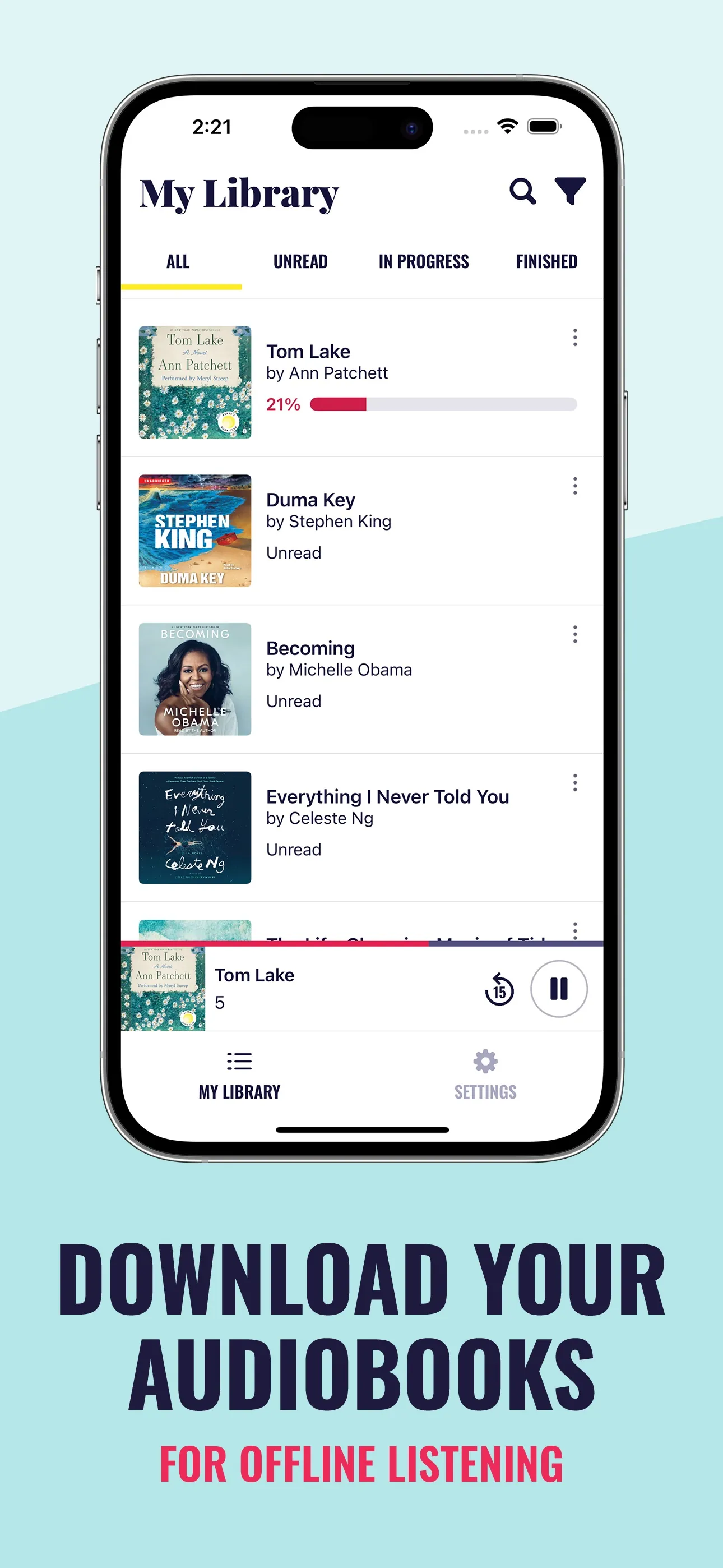 Chirp Audiobooks iphone screenshot 4