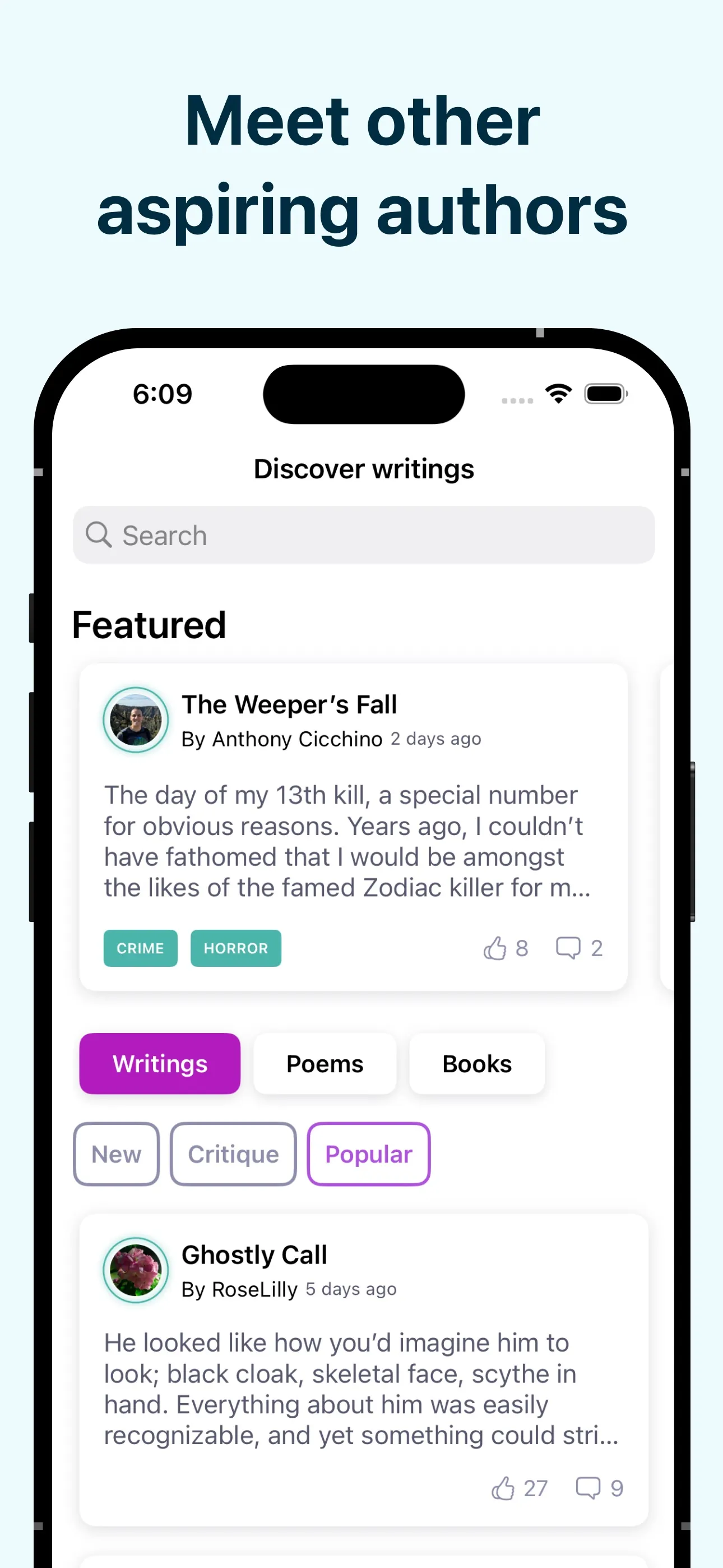 Daily Prompt: Creative Writing iphone screenshot 3