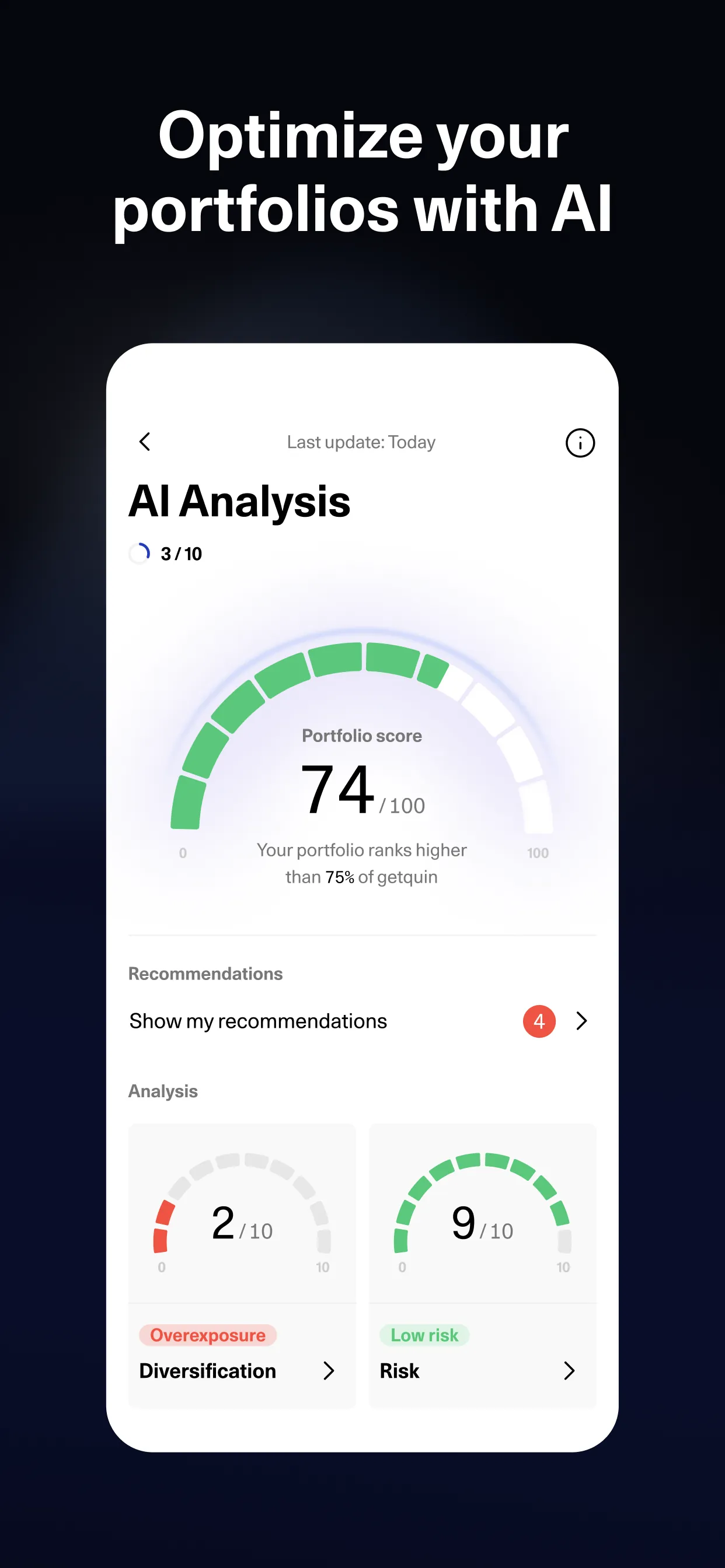 getquin - Portfolio Tracker iphone screenshot 6