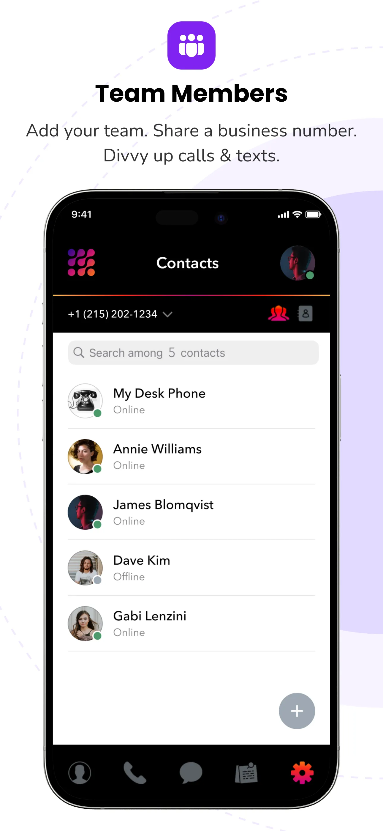 Linked Phone Business Number iphone screenshot 8