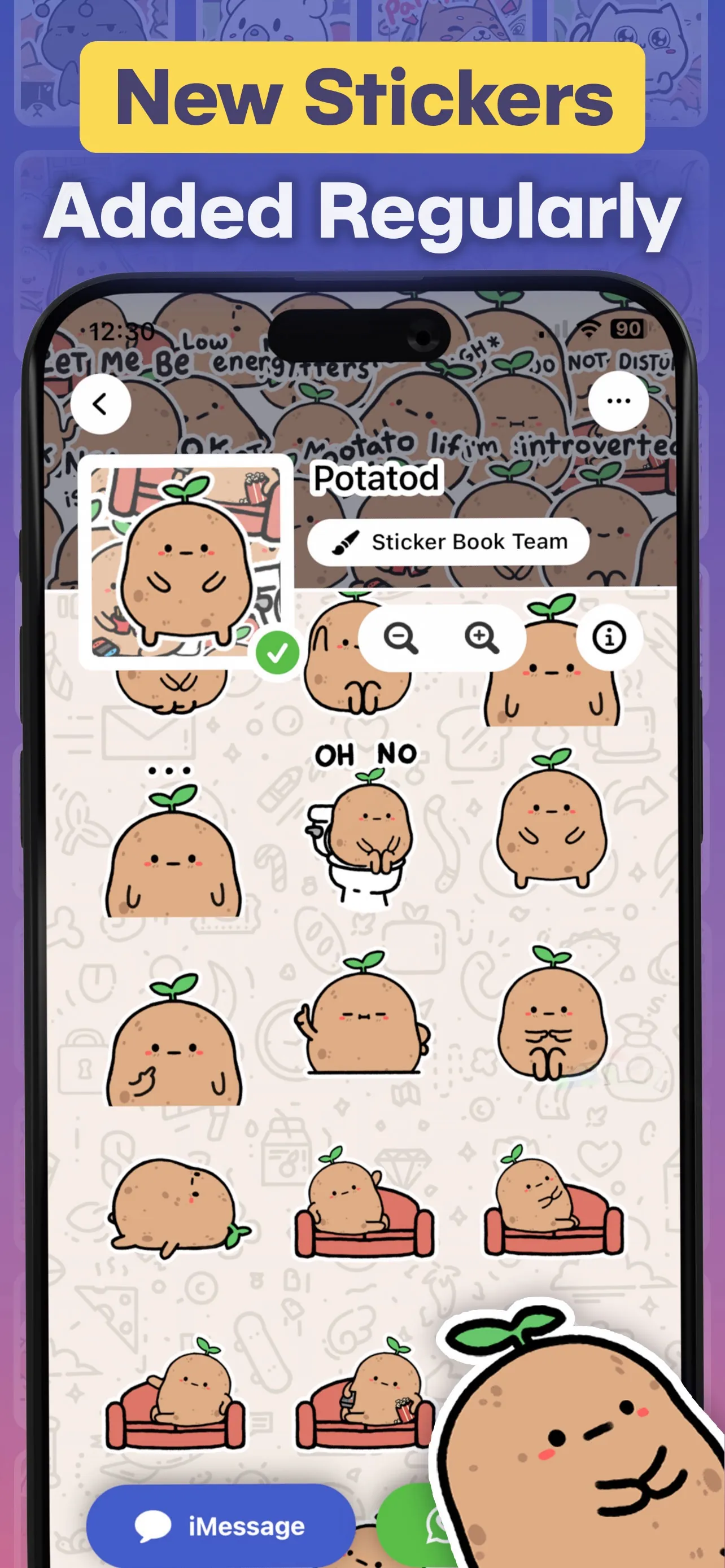 Sticker Book for iMessage GIFs iphone screenshot 8