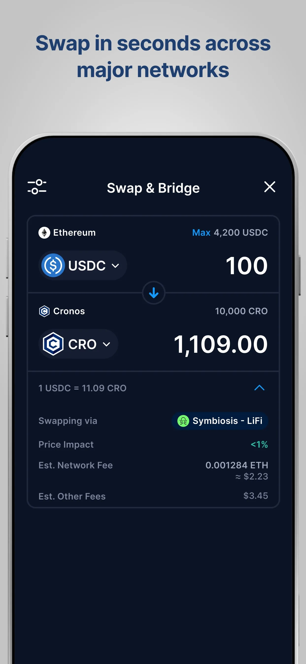 Crypto.com: Onchain Wallet iphone screenshot 5
