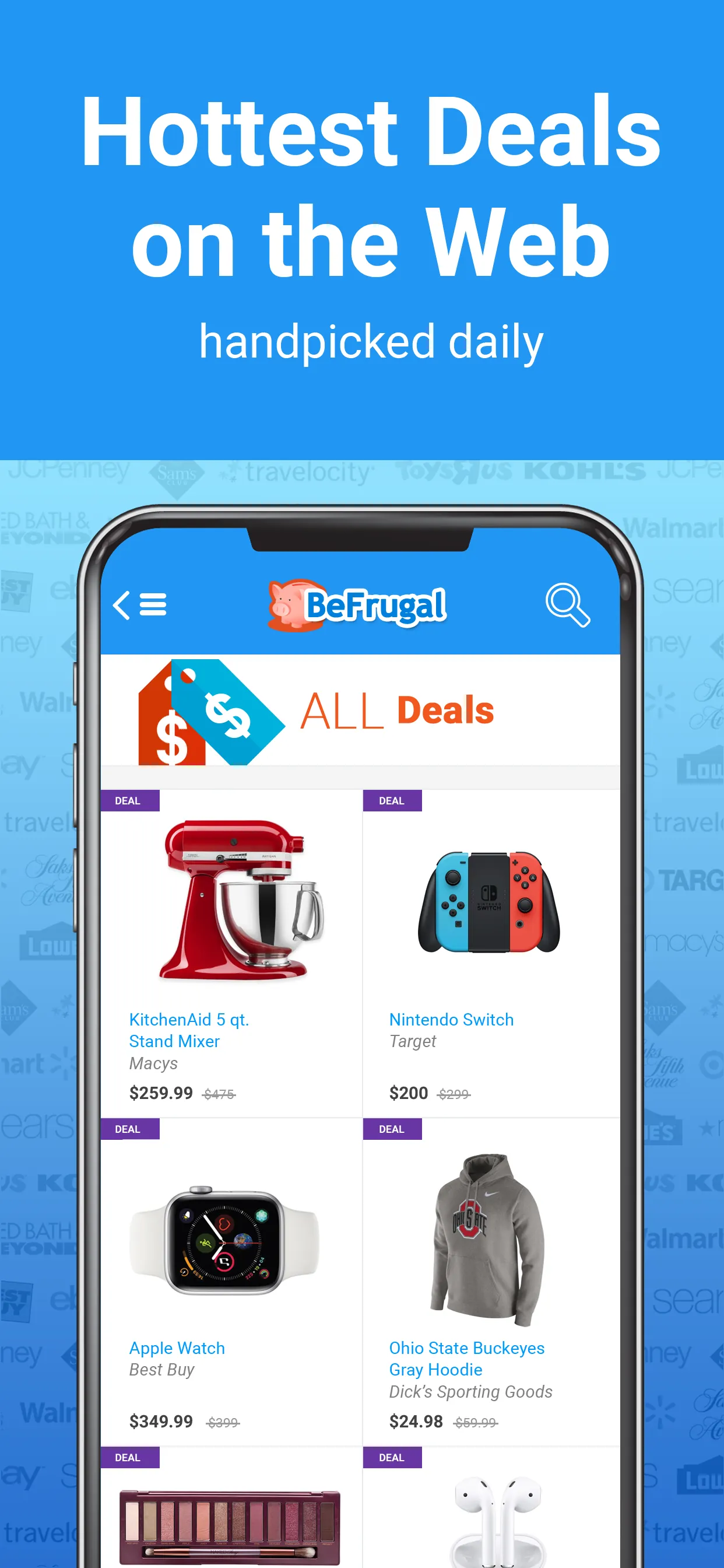 BeFrugal Cash Back & Coupons iphone screenshot 4