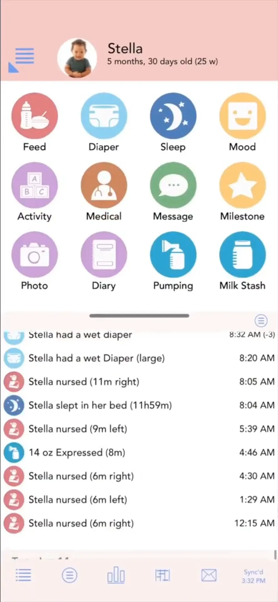 Baby Connect: Newborn Tracker iphone screenshot 1
