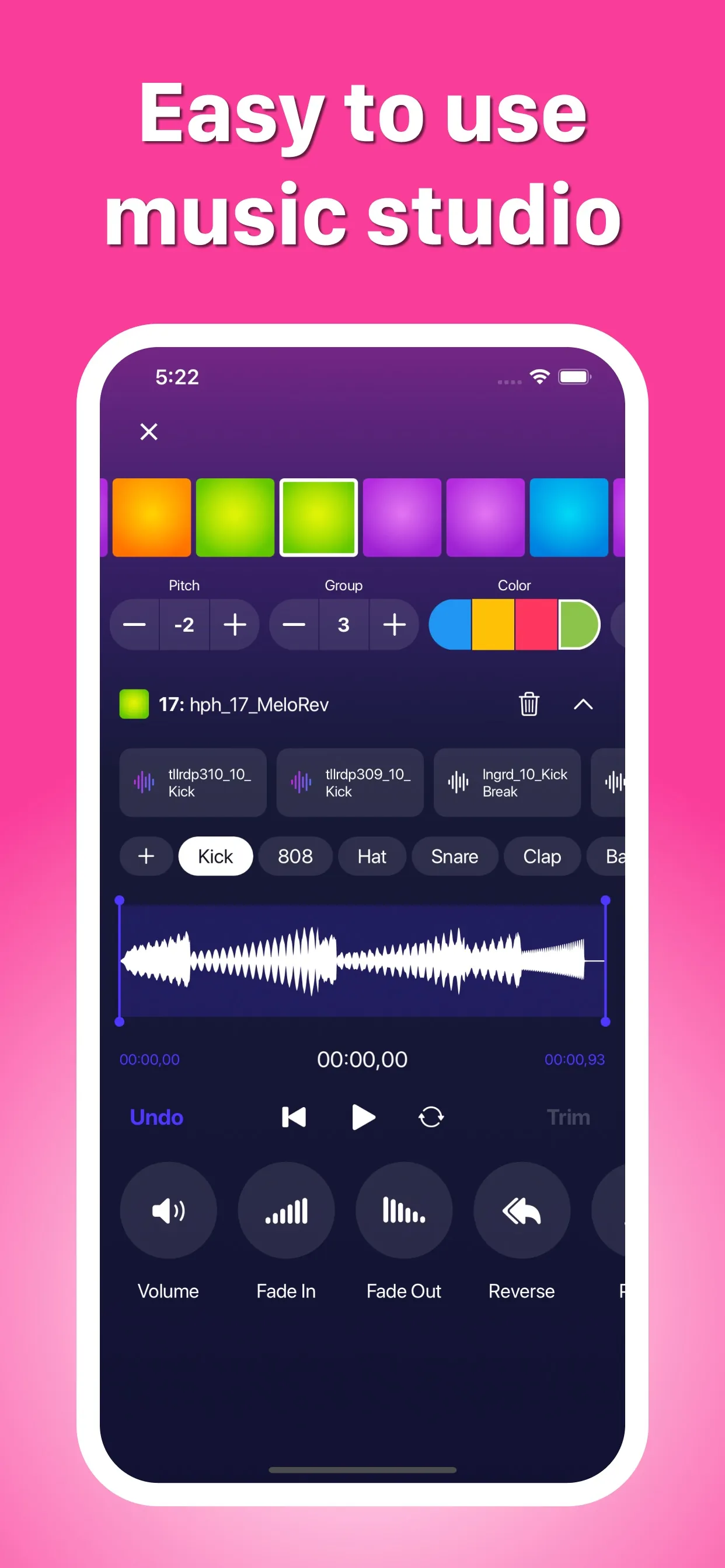 Drum Pads 24 Beat Maker Music iphone screenshot 3