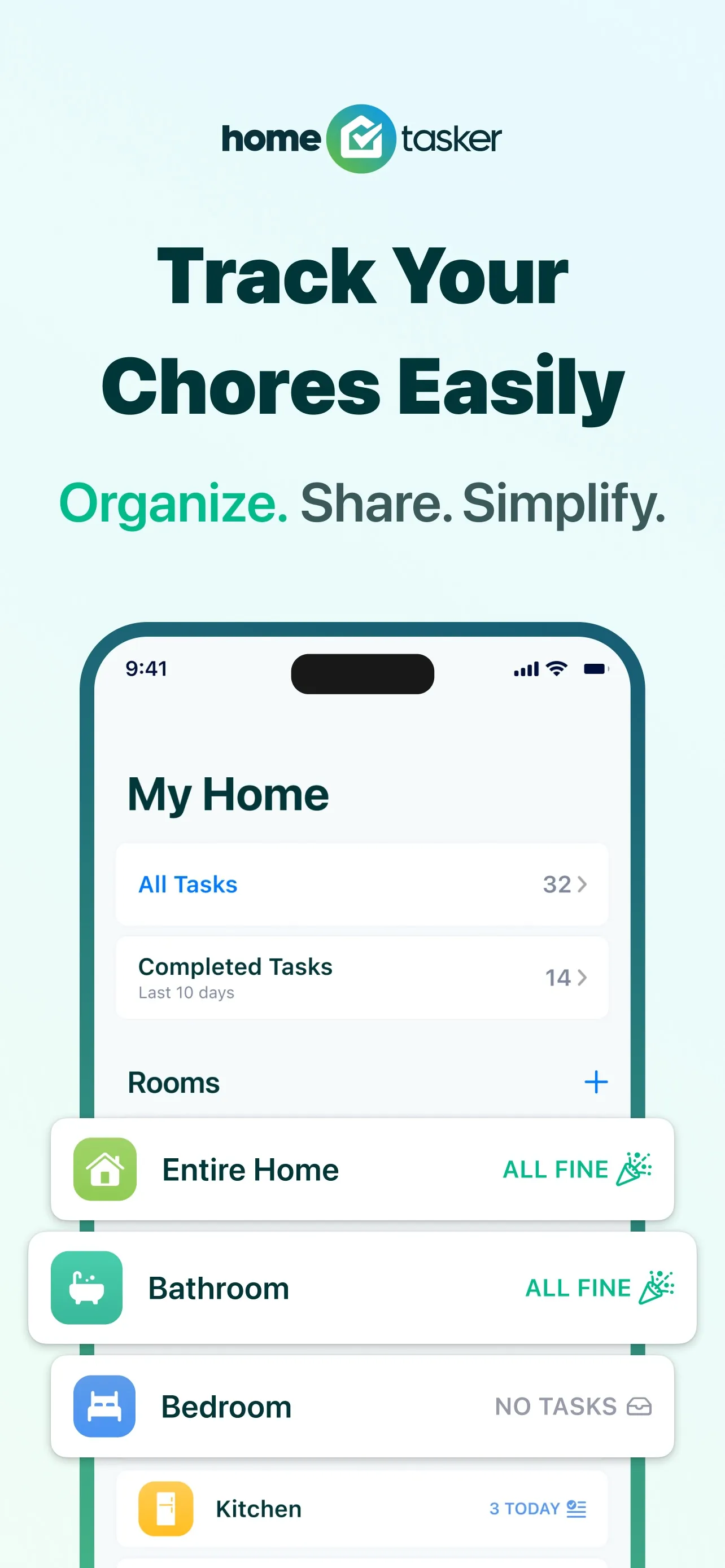 House Chores Cleaning Schedule iphone screenshot 1