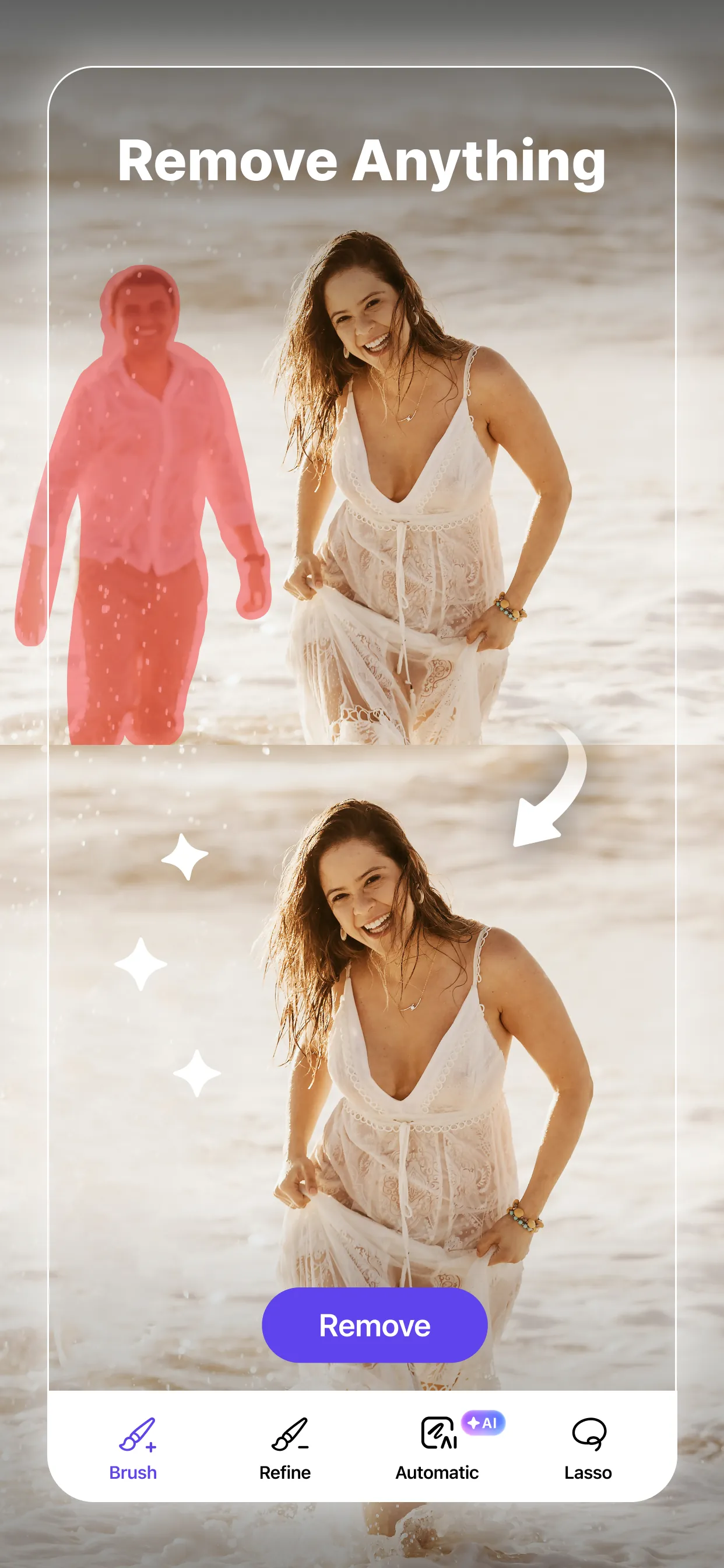 Remove Photo Object: AI Eraser iphone screenshot 2