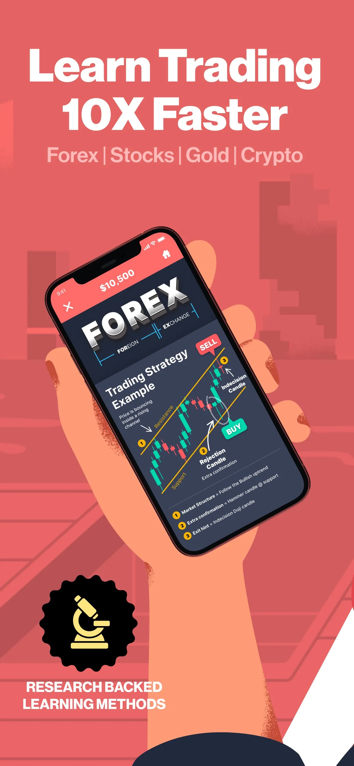 Forex Trading School & Game iphone screenshot 1
