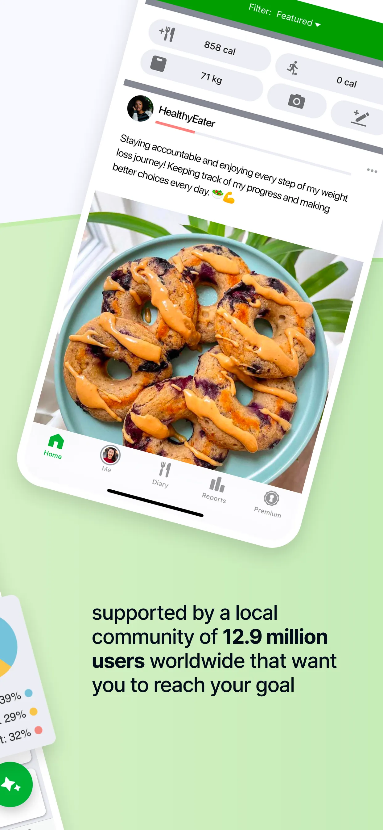 Calorie Counter by fatsecret iphone screenshot 2