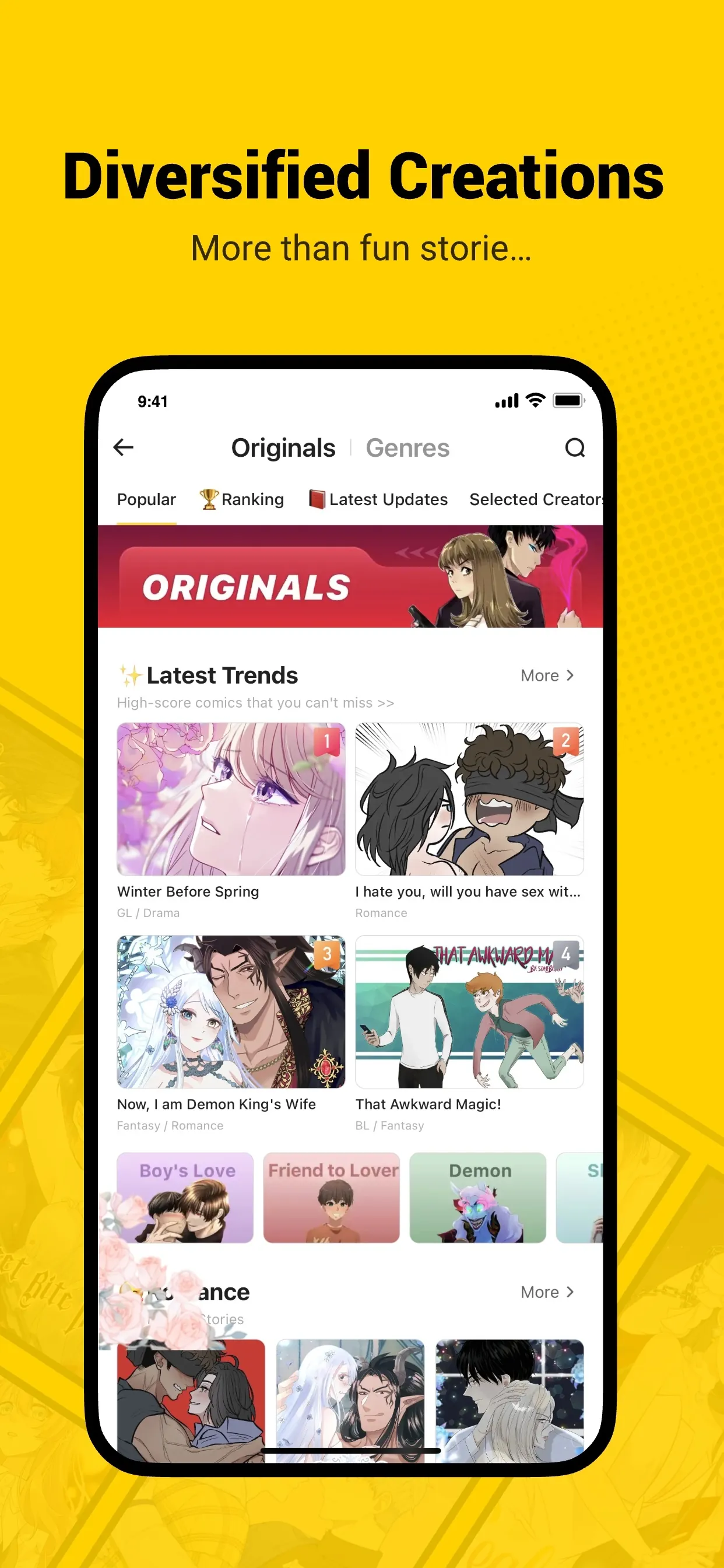 WebComics - Webtoon, Manga iphone screenshot 4