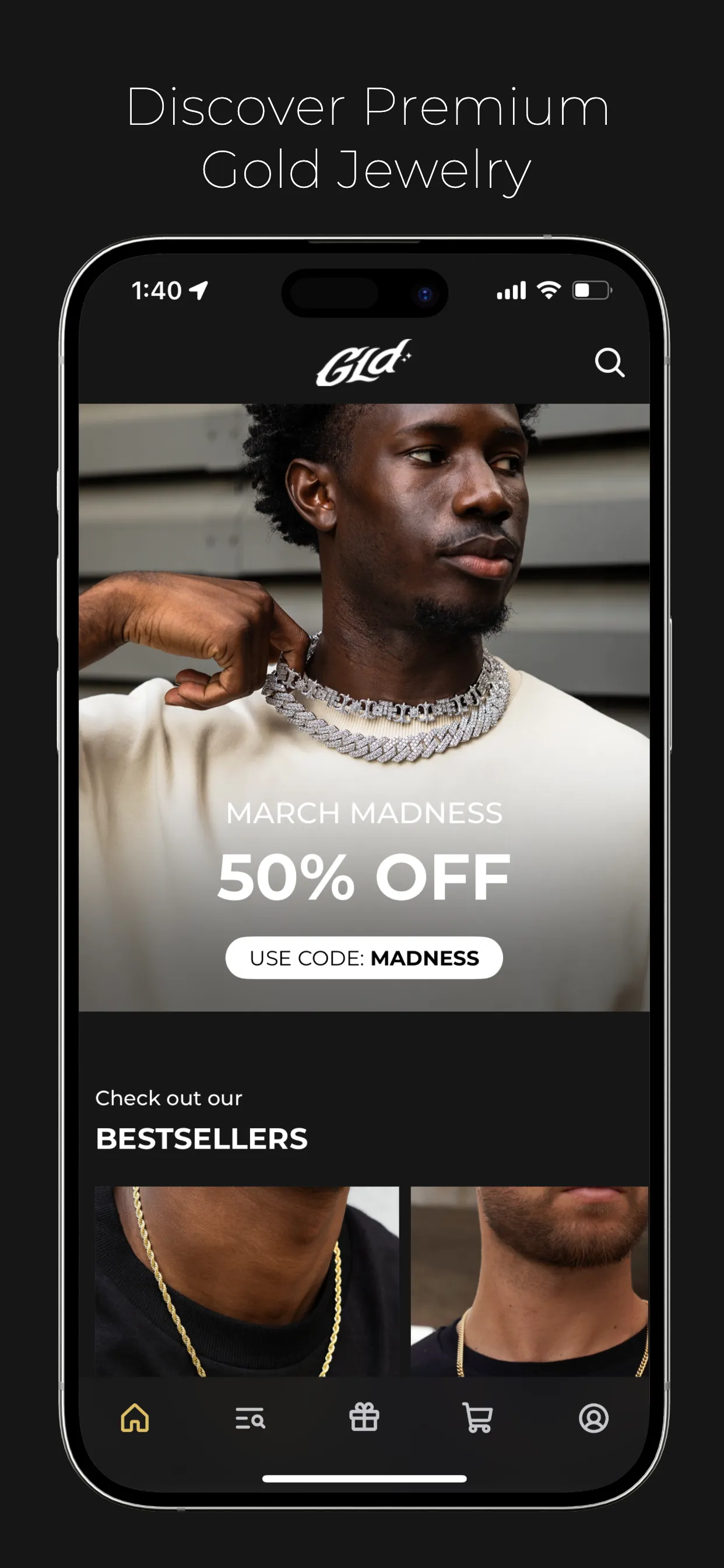 The GLD Shop iphone screenshot 2