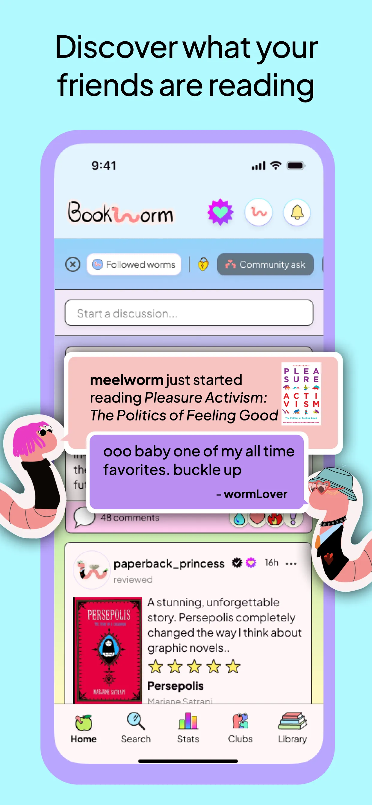 Bookworm Reads iphone screenshot 5