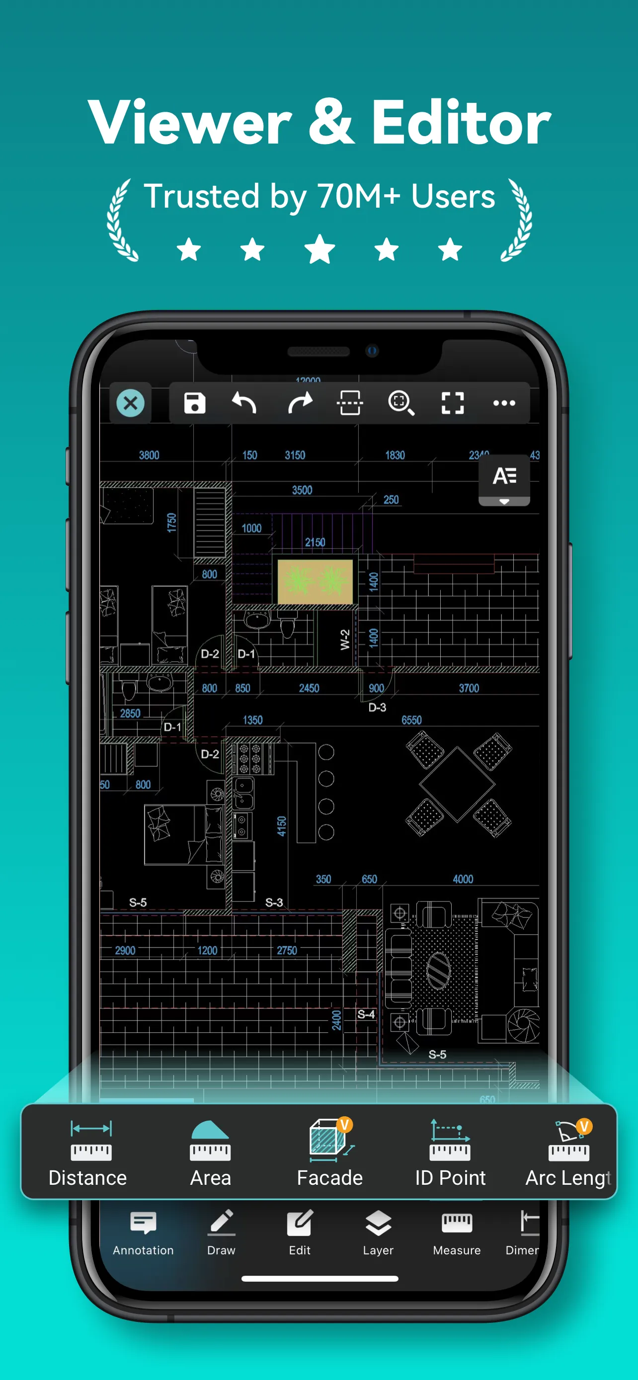 DWG FastView-CAD Viewer&Editor iphone screenshot 2