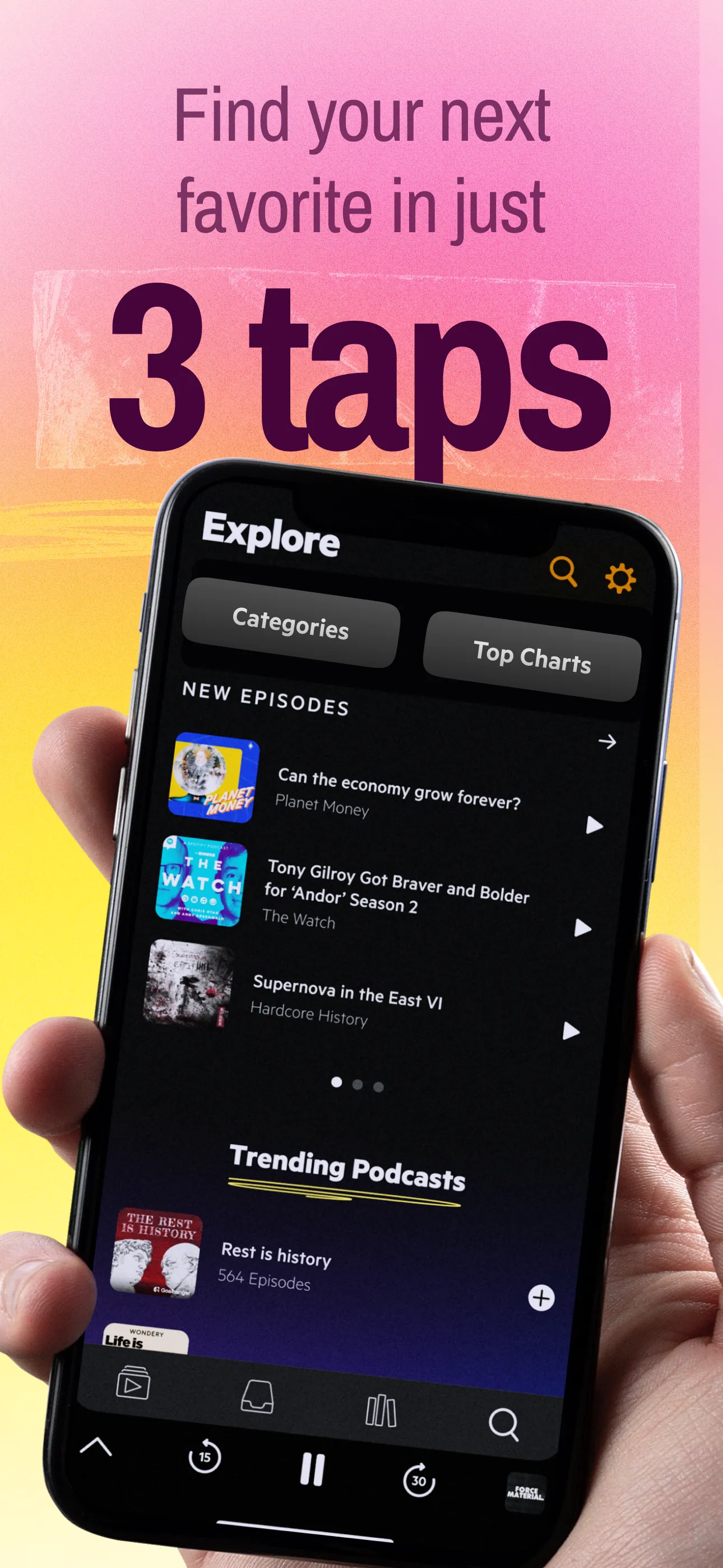 Podcast Player App - Castro iphone screenshot 3