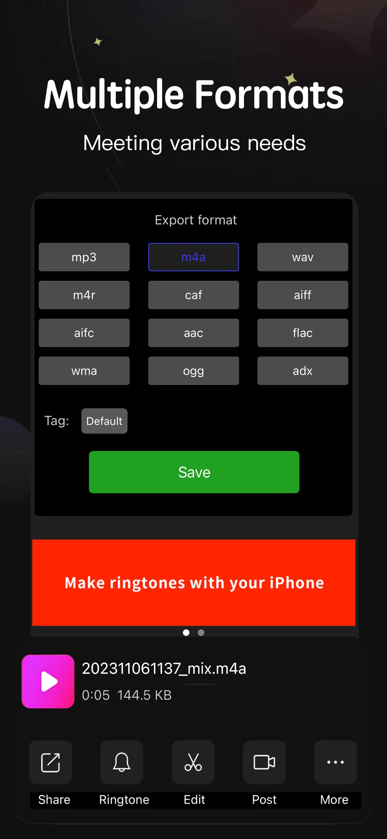Audio Editor - Music Mixer iphone screenshot 8