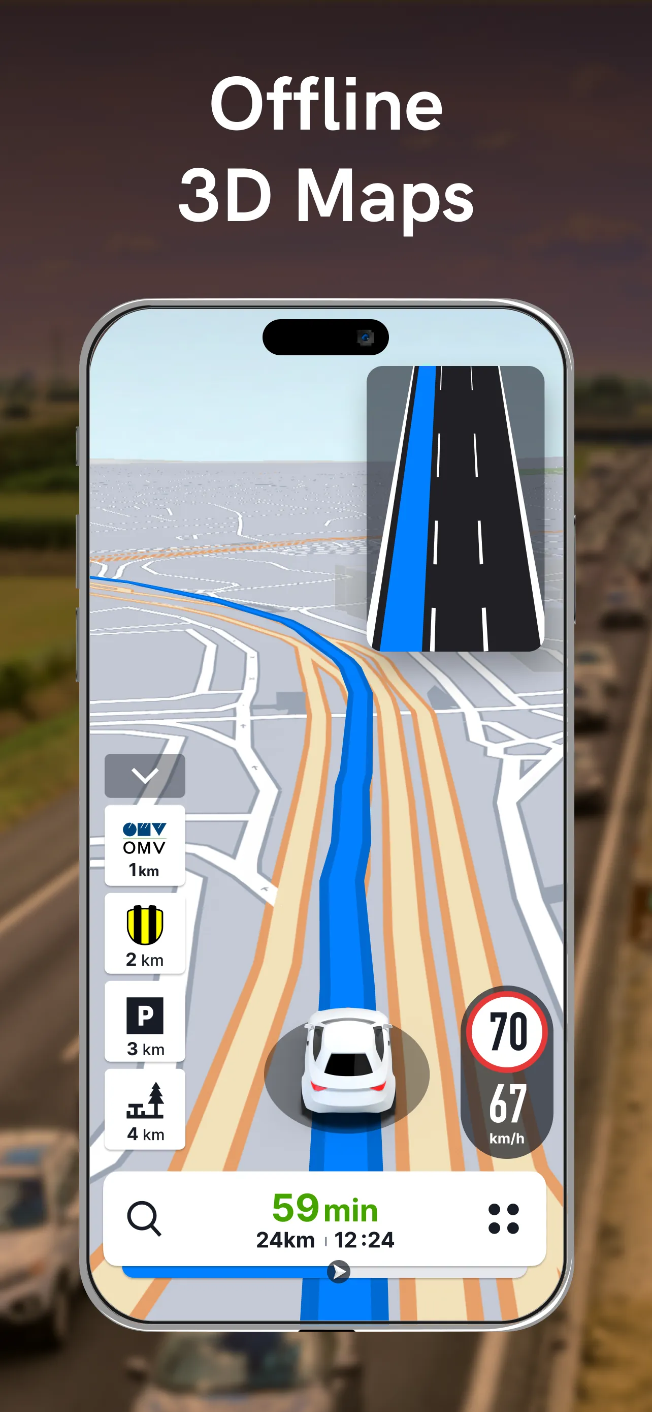 Sygic GPS Navigation & Maps iphone screenshot 2