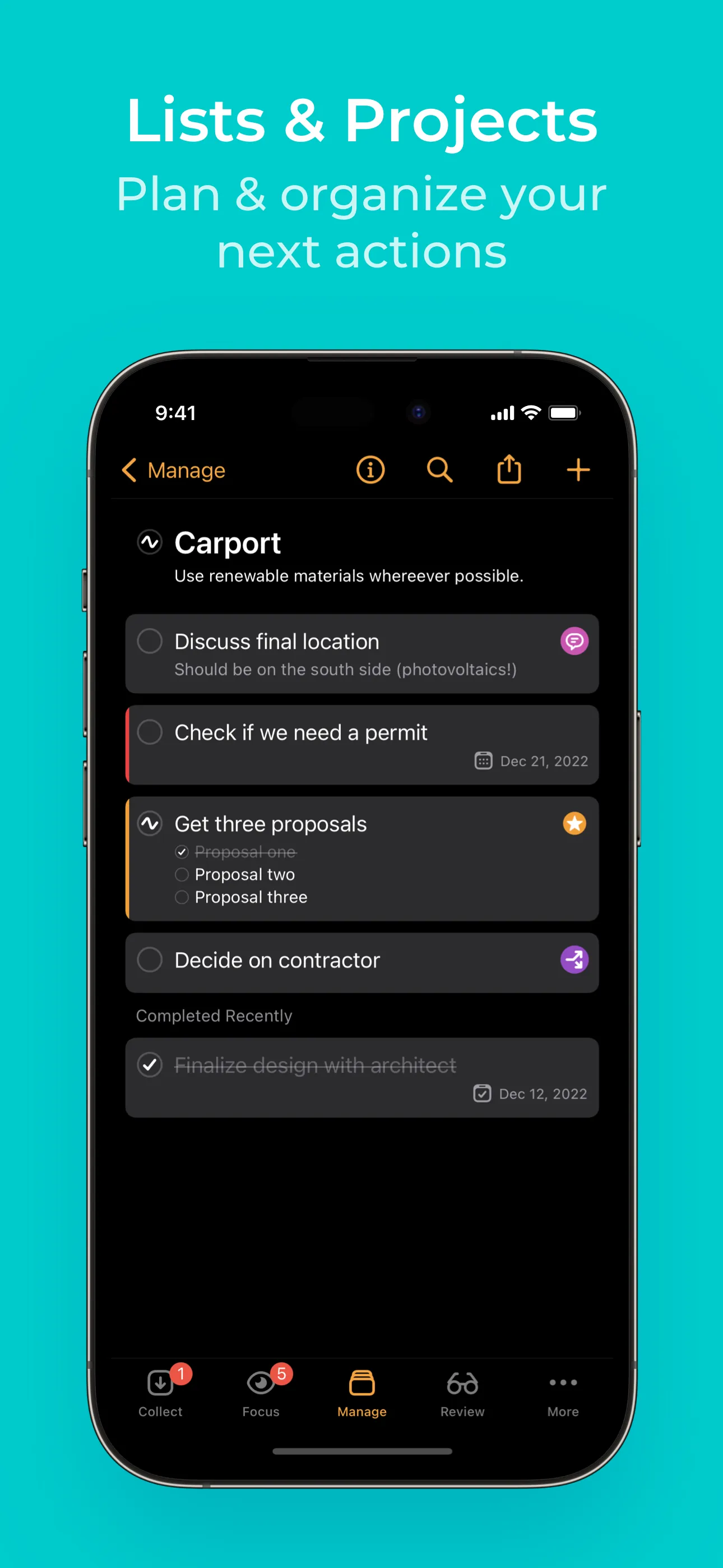 Firetask - Task List & Planner iphone screenshot 2