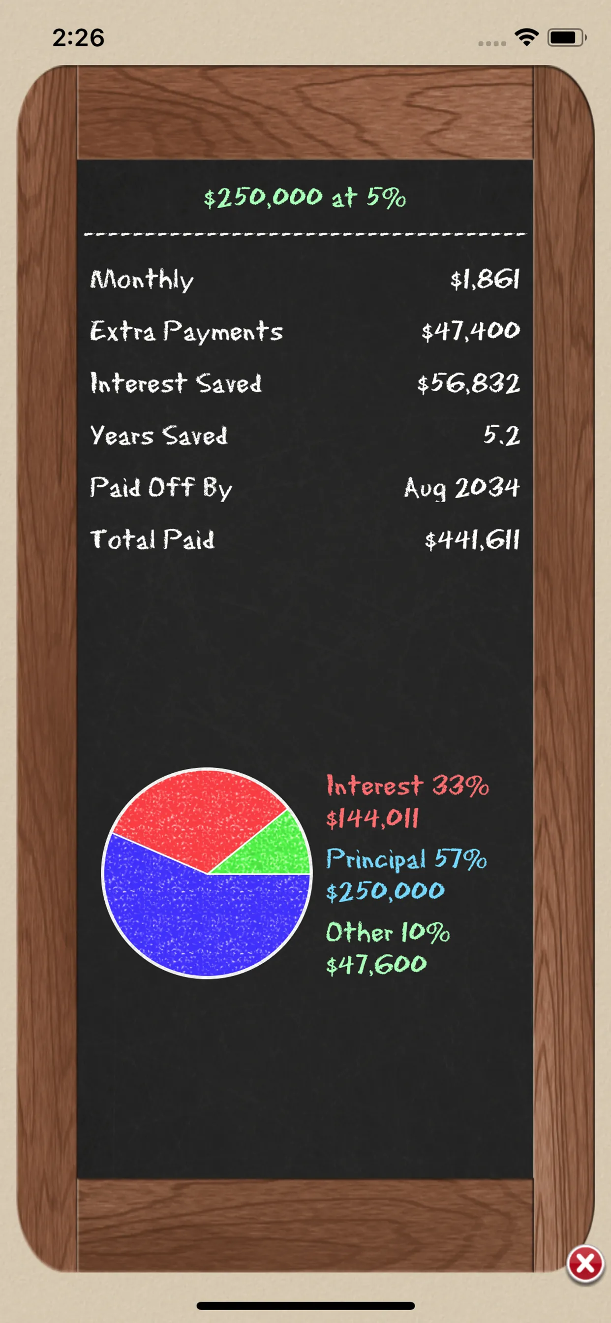 Mortgage Calculator™ iphone screenshot 4