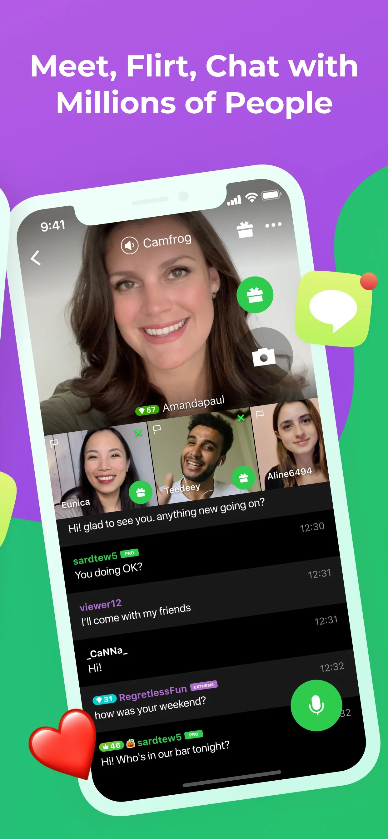 Camfrog: Live Cam Video Chat iphone screenshot 2