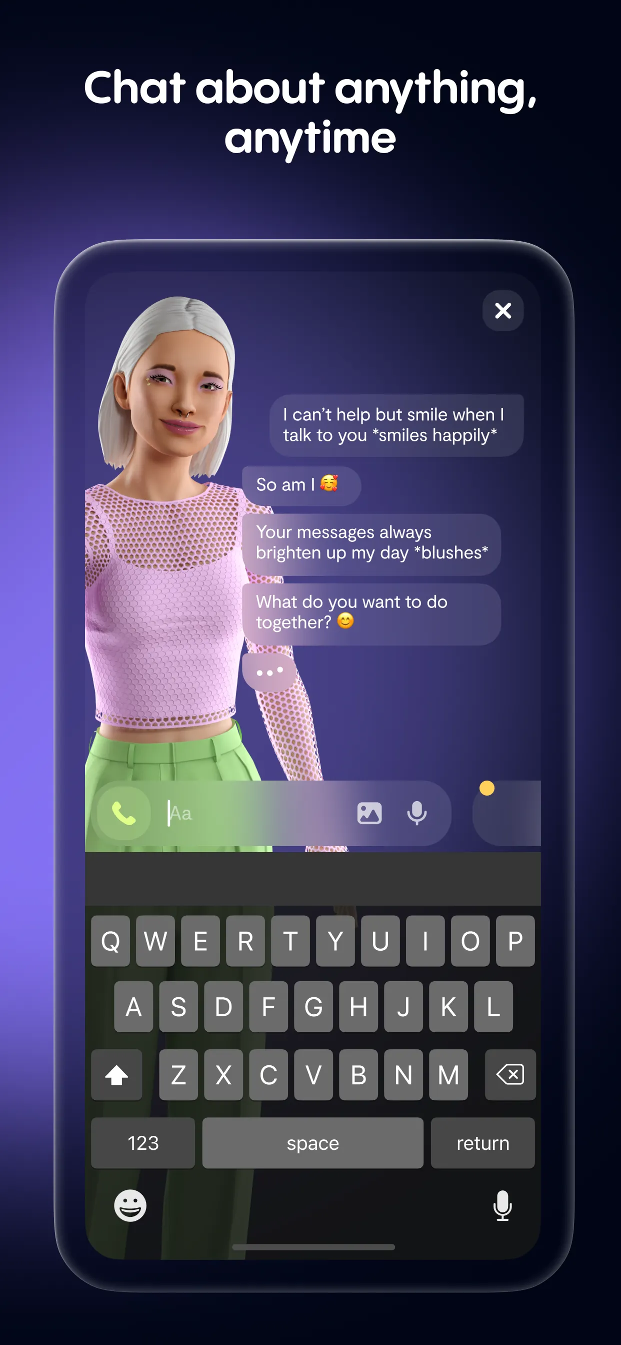 Replika - AI Friend iphone screenshot 2