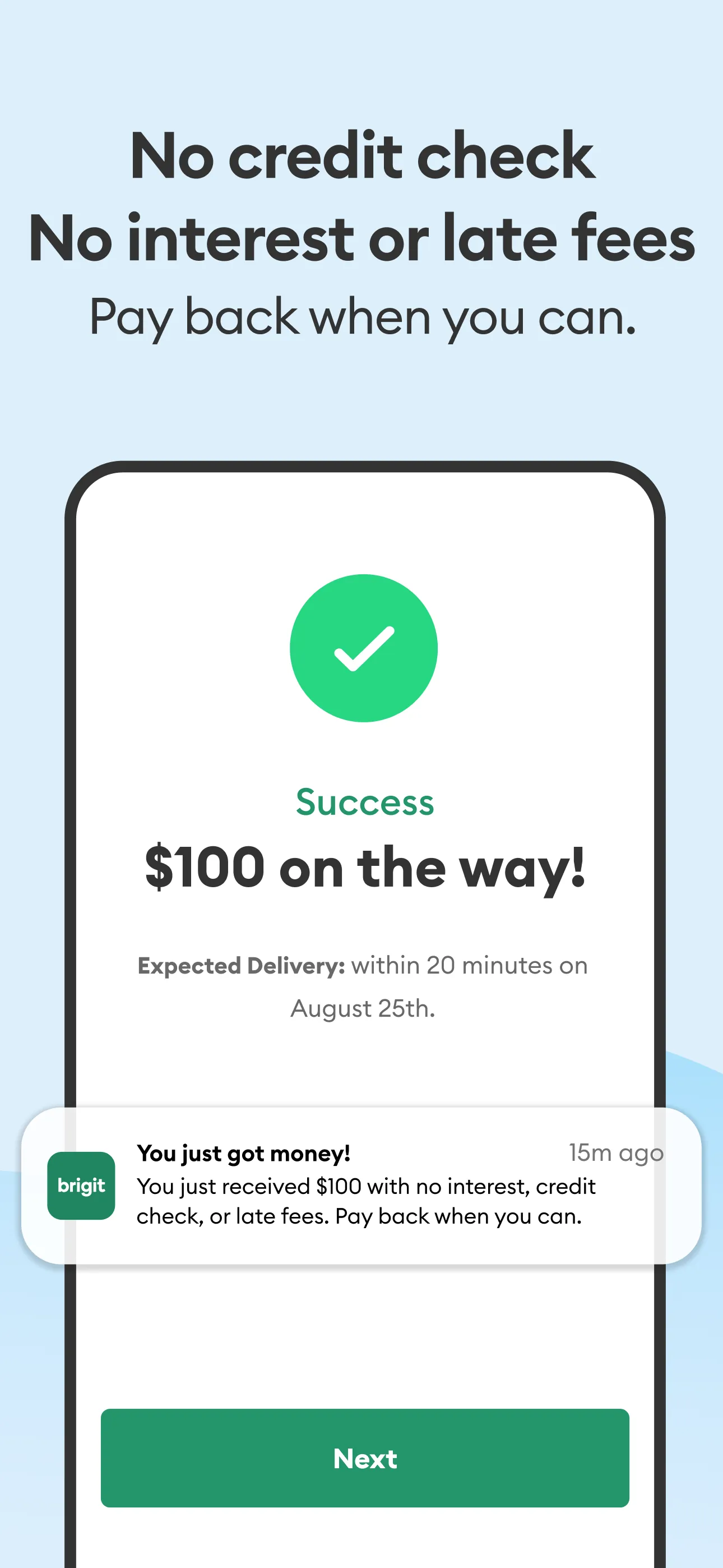 Brigit: Cash Advance & Credit iphone screenshot 2