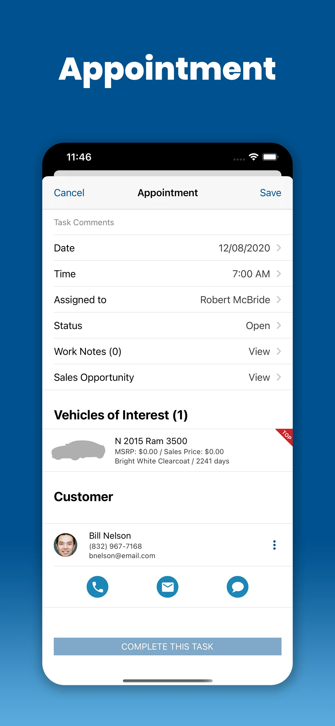 CRM by DealerSocket iphone screenshot 4
