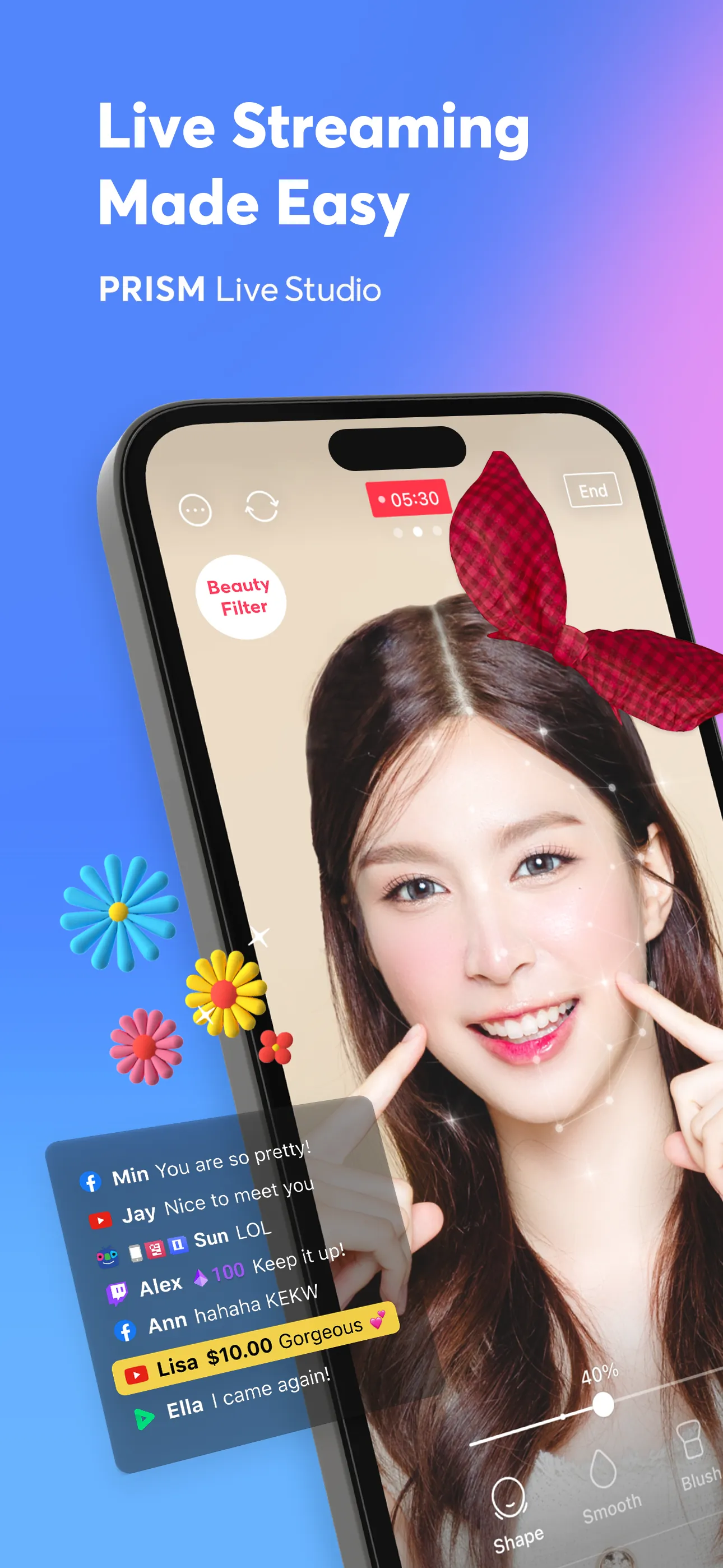 PRISM: Live Streaming App iphone screenshot 1