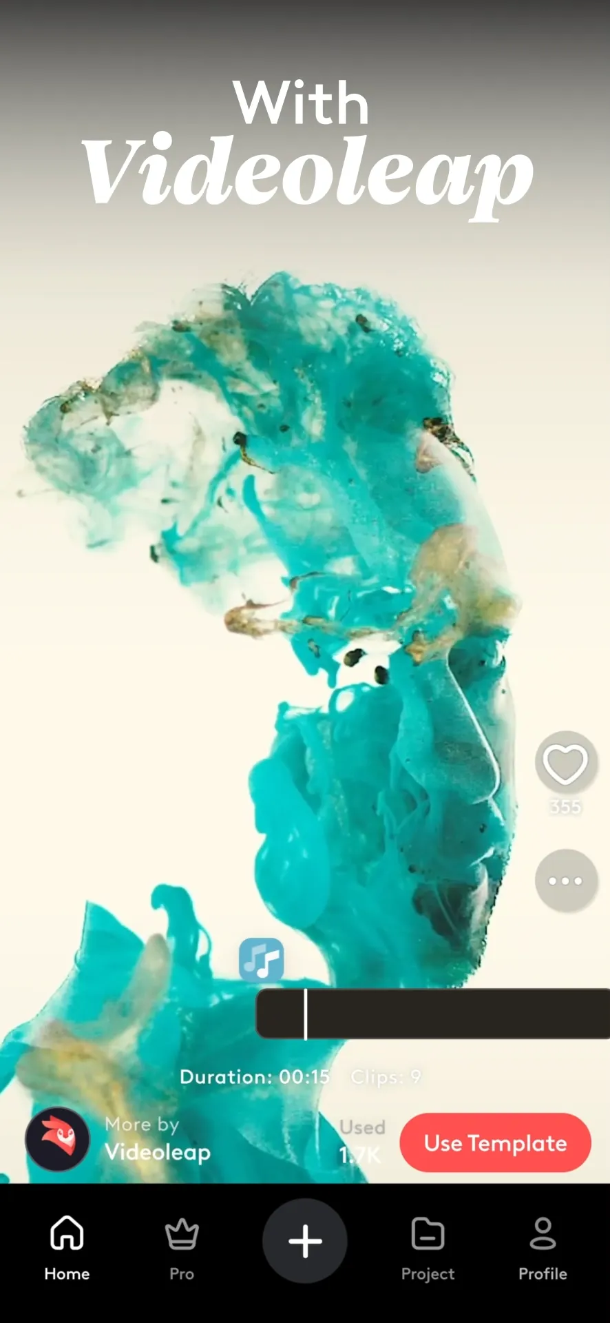 Videoleap: AI Video Editor iphone screenshot 1