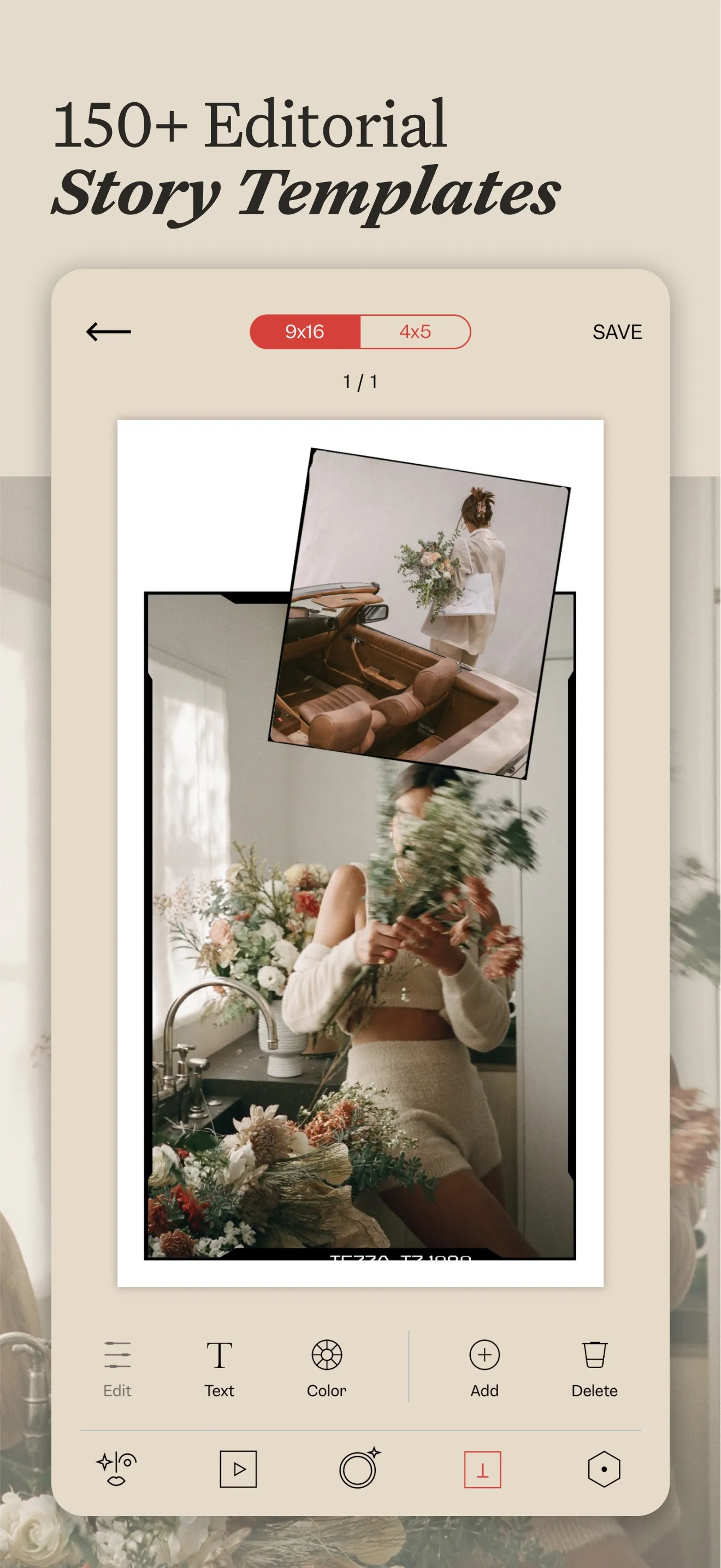 Tezza: Aesthetic Photo Editor iphone screenshot 4
