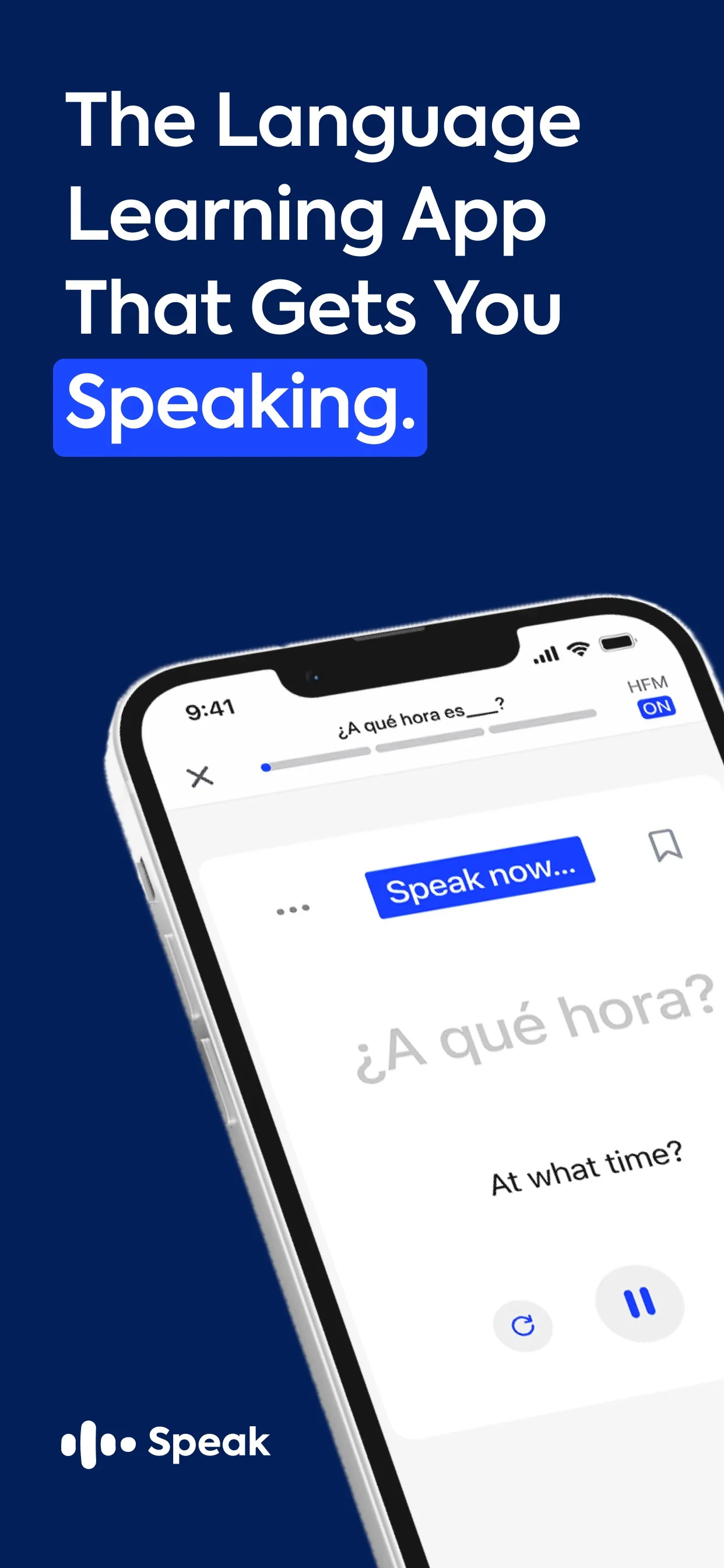 Speak: Language Learning iphone screenshot 1