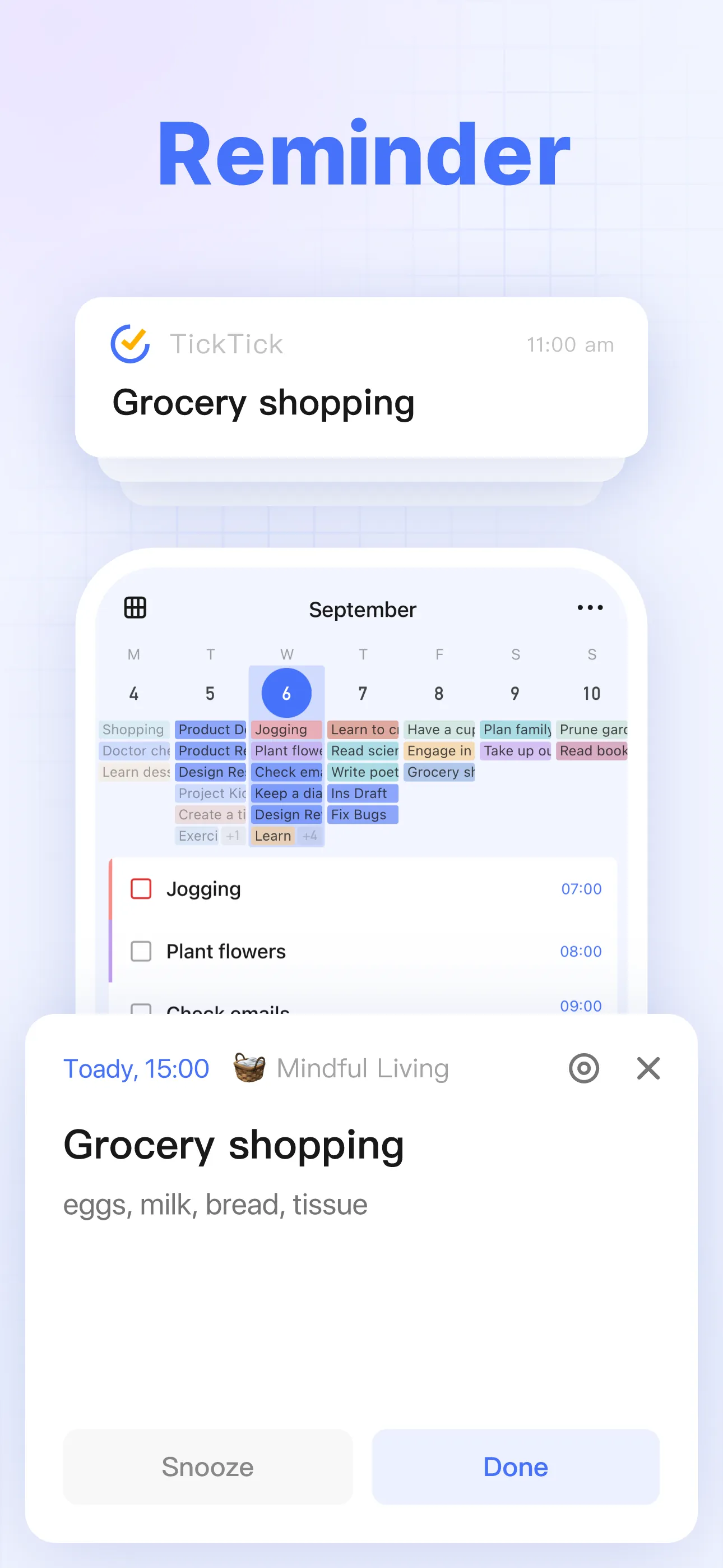 TickTick:To-Do List & Calendar iphone screenshot 5