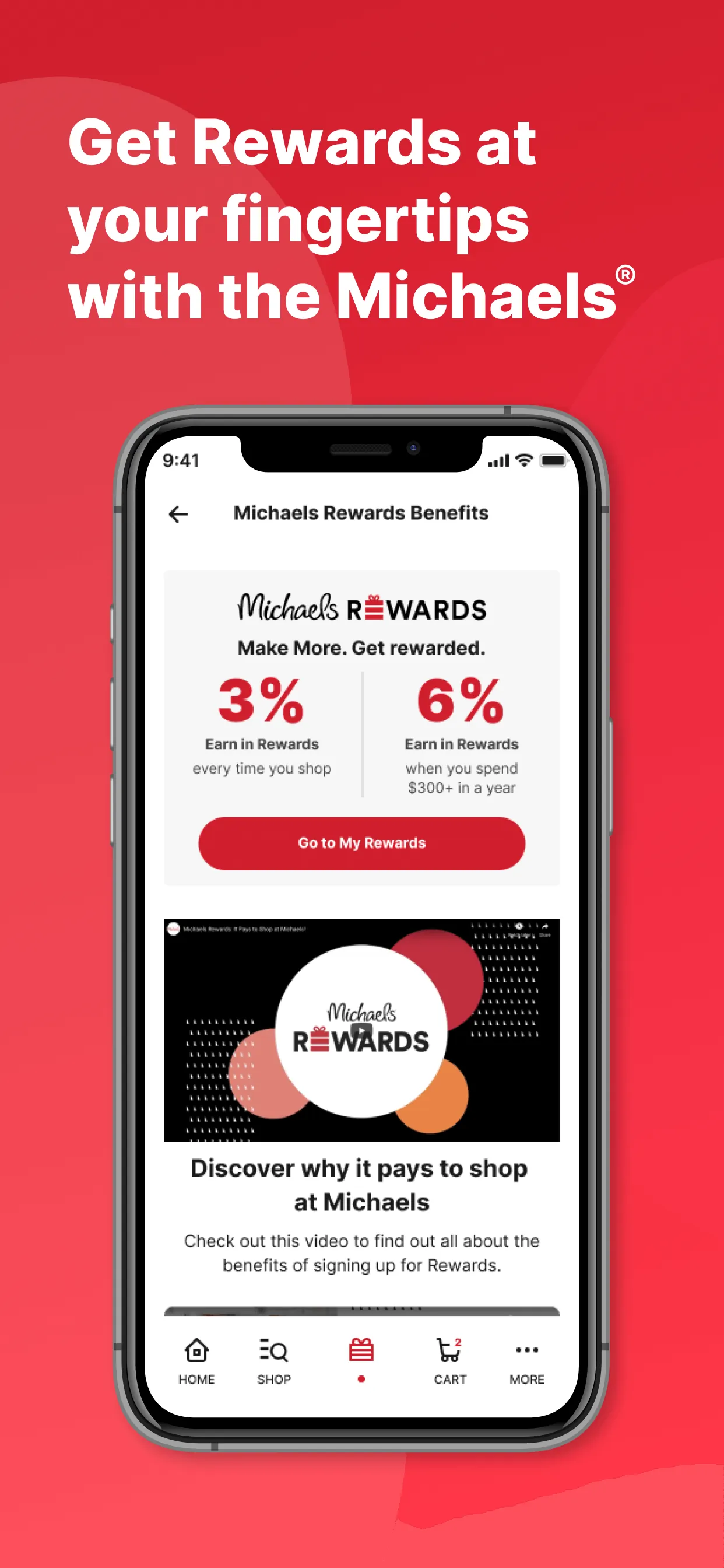 Michaels Stores iphone screenshot 3