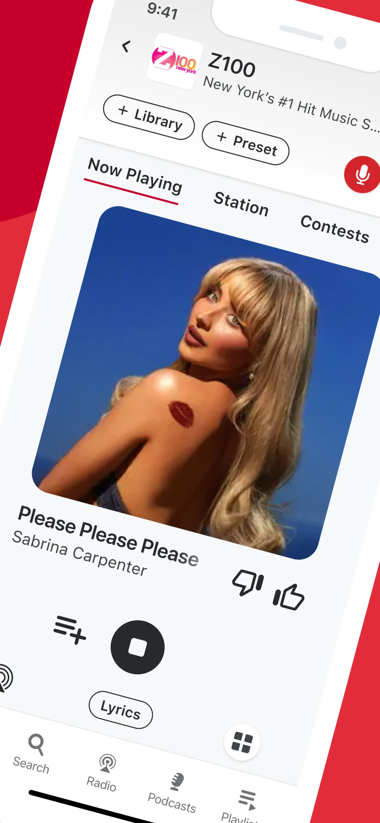 iHeart: Play & Listen to Music iphone screenshot 1