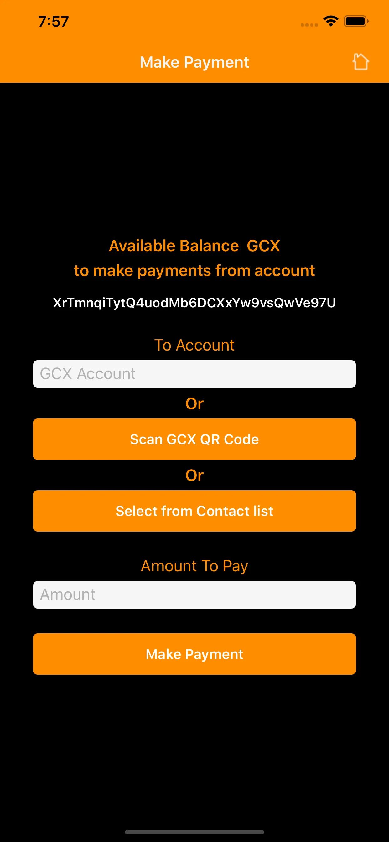 GCX Mobile Wallet iphone screenshot 6