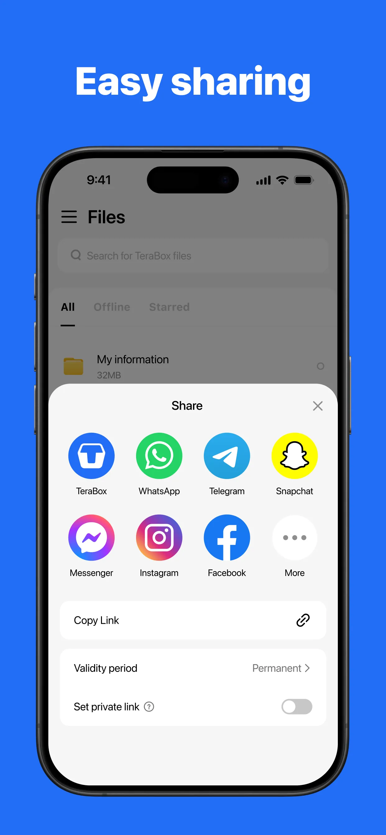 TeraBox: 1TB Cloud & AI Space iphone screenshot 4