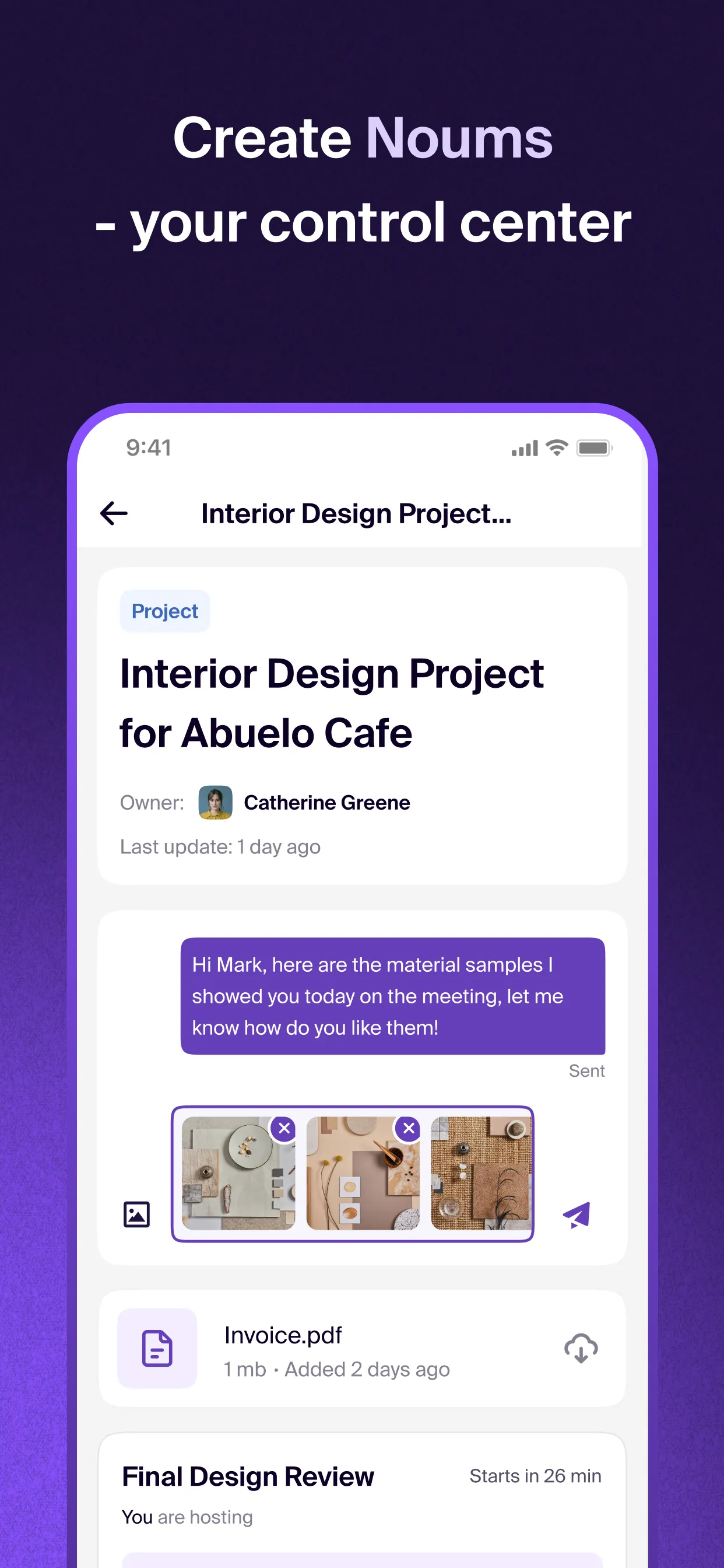 Noumena for freelancers iphone screenshot 6
