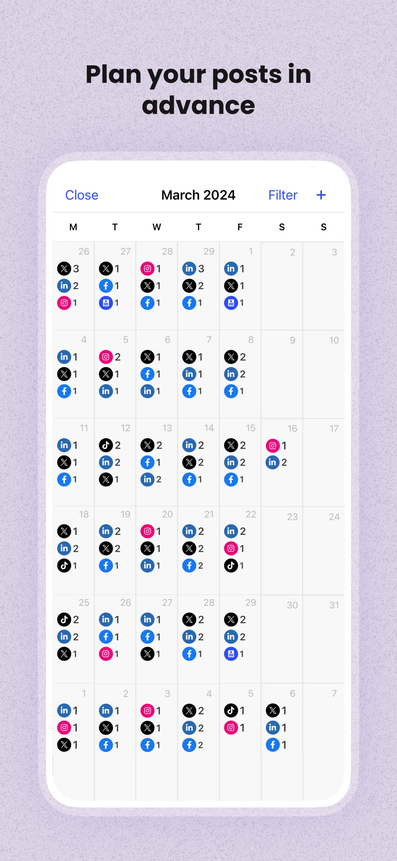 Buffer: Plan & Schedule Posts iphone screenshot 4