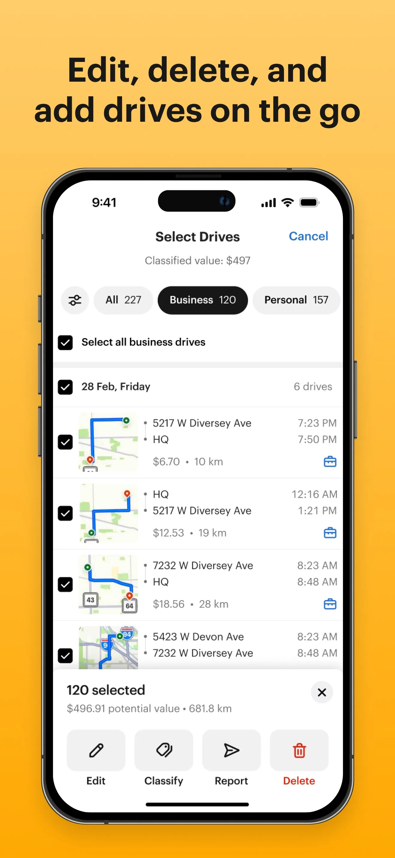 MileIQ: Mileage Tracker & Log iphone screenshot 7