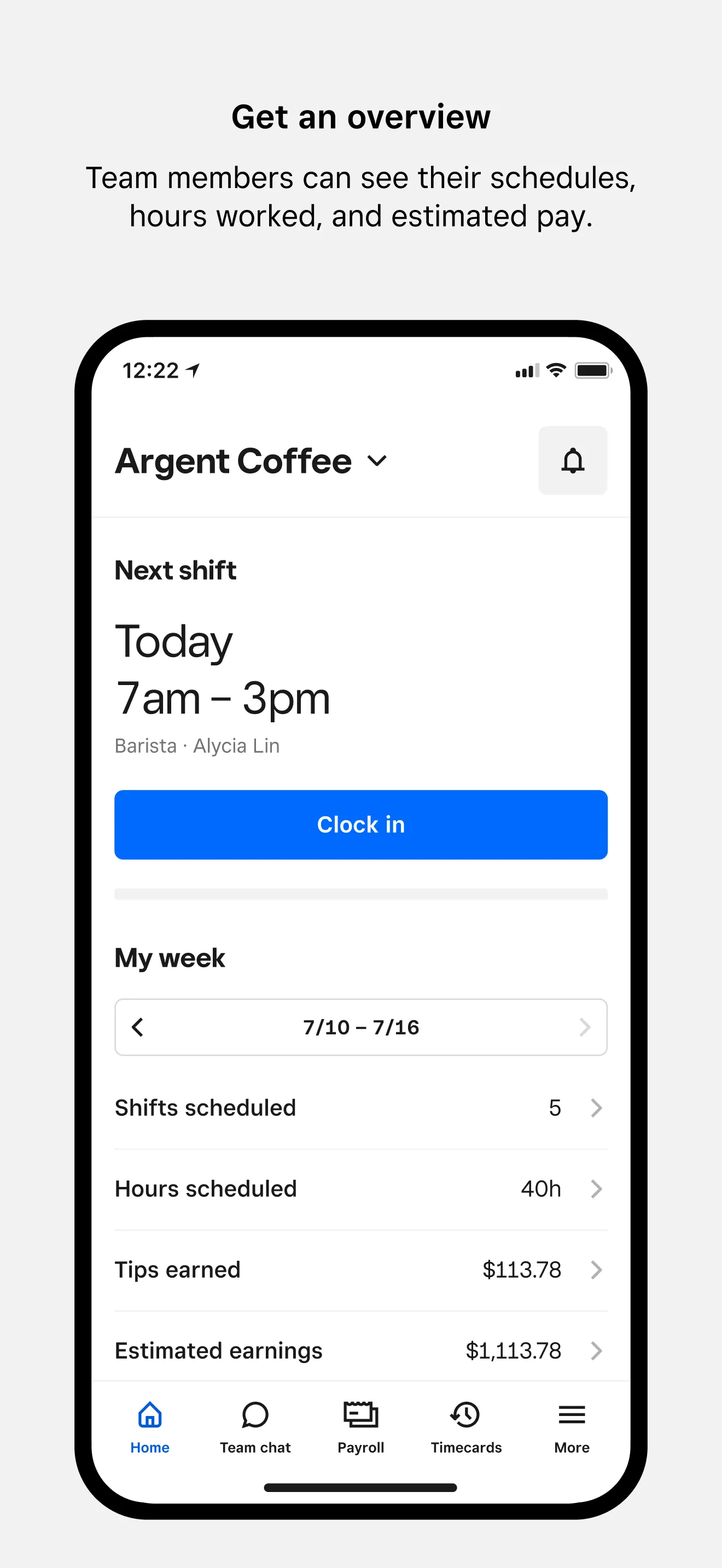 Square Team iphone screenshot 1