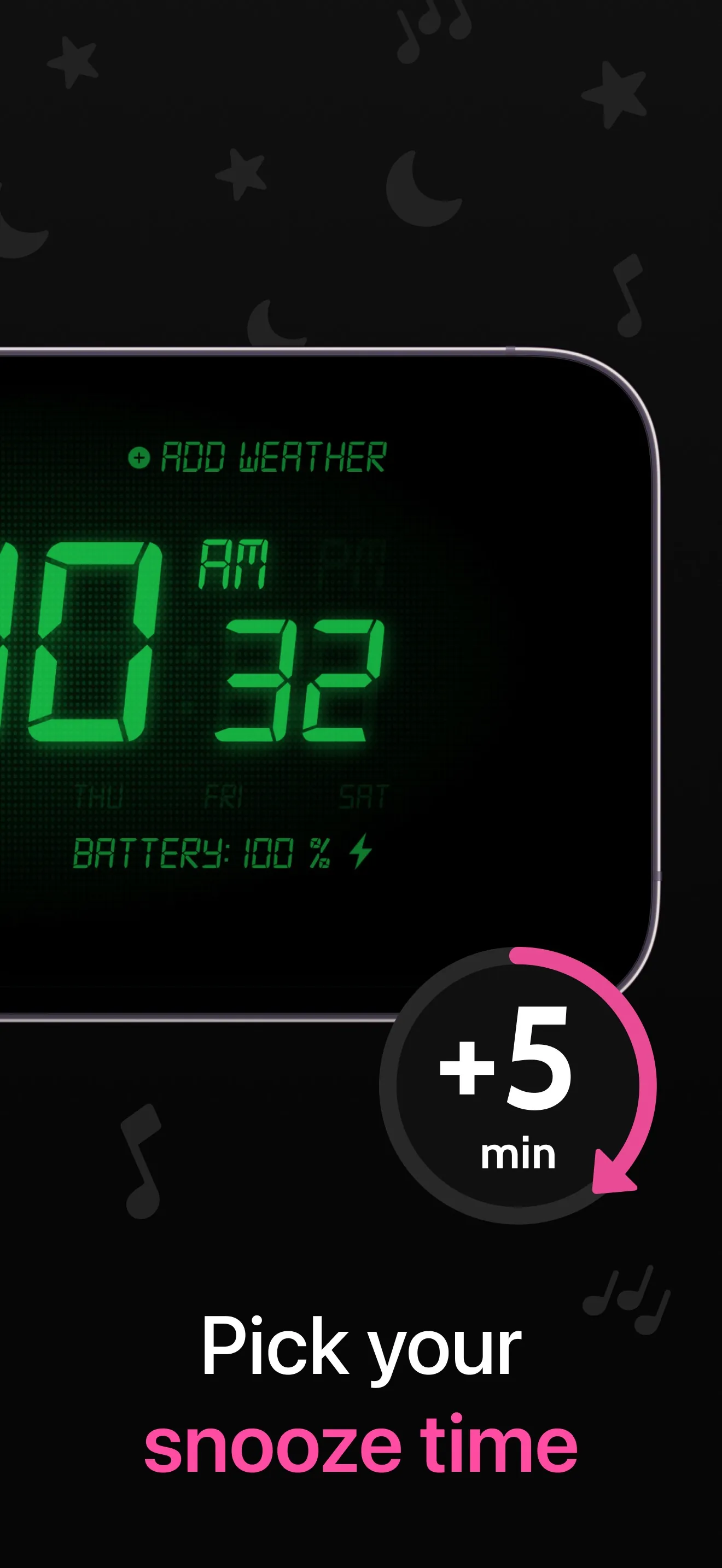 Alarm Clock HD iphone screenshot 2