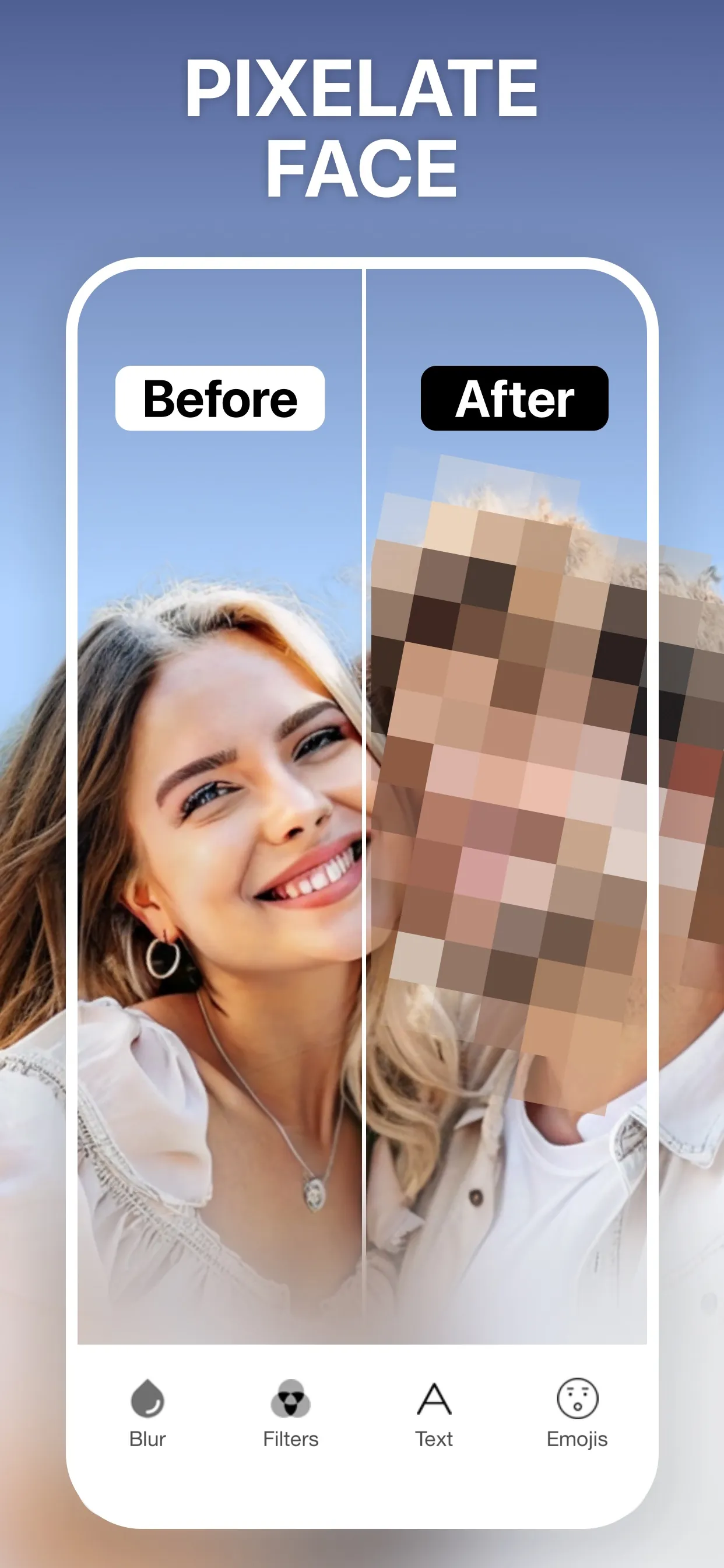 Blur Photo: Portrait Mode Blur iphone screenshot 2