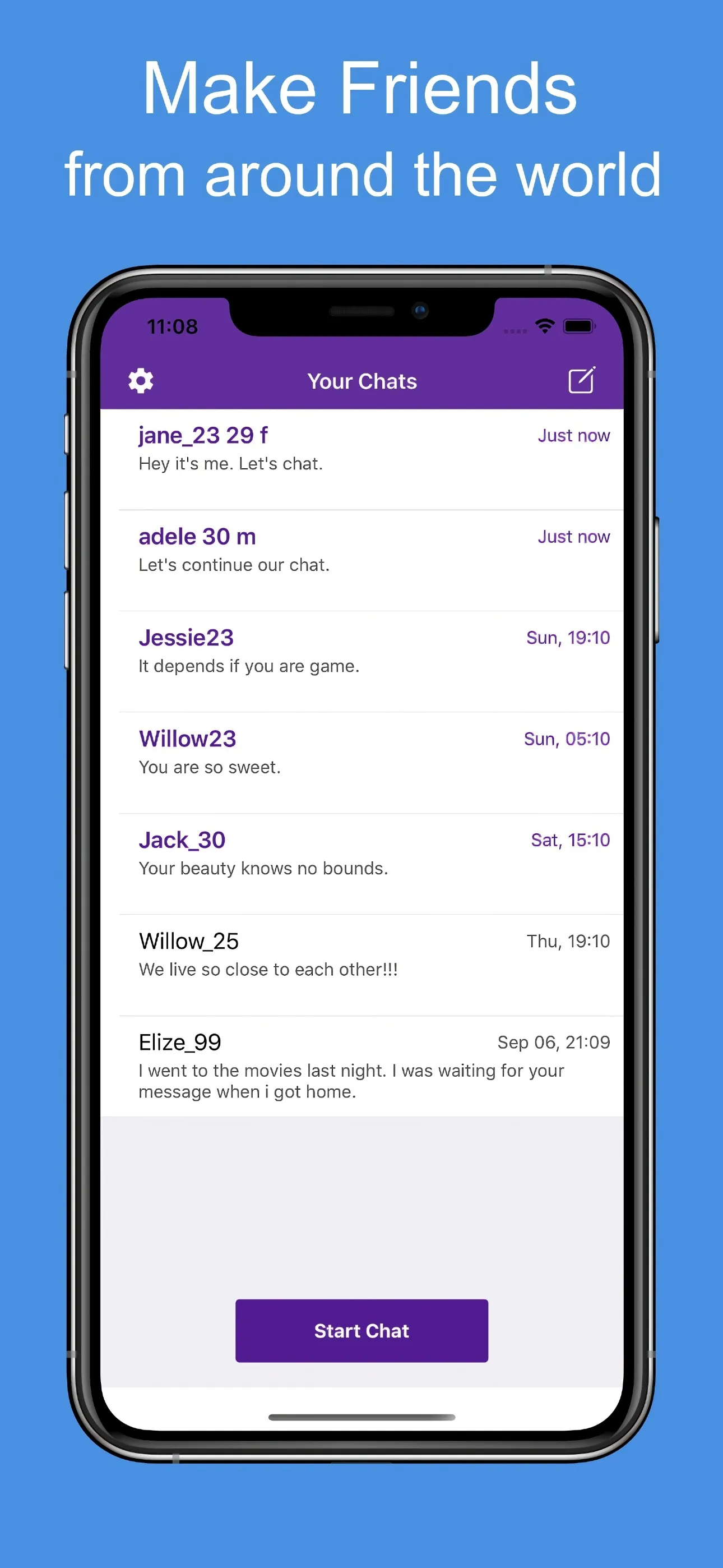 Chat for Strangers, Video Chat iphone screenshot 3