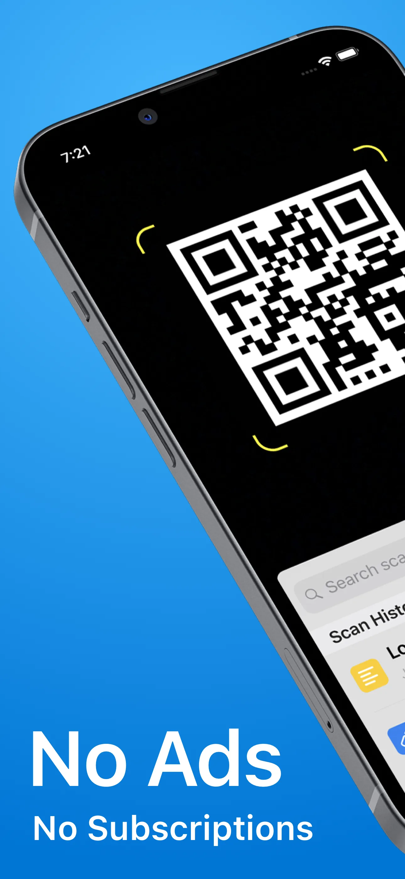 QR Pro - Easy QR Code Scanner iphone screenshot 1